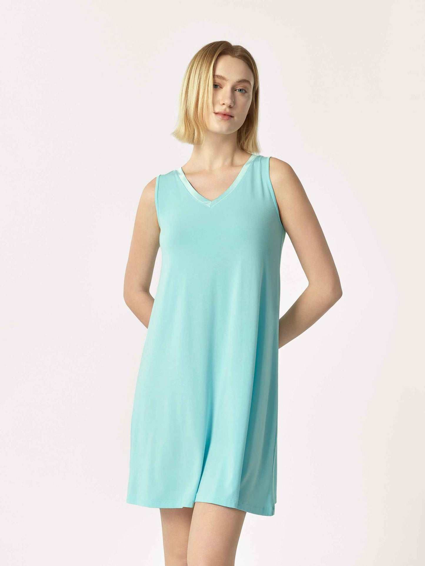 GYS Bamboo Sleeveless A-Line Dress - GYS