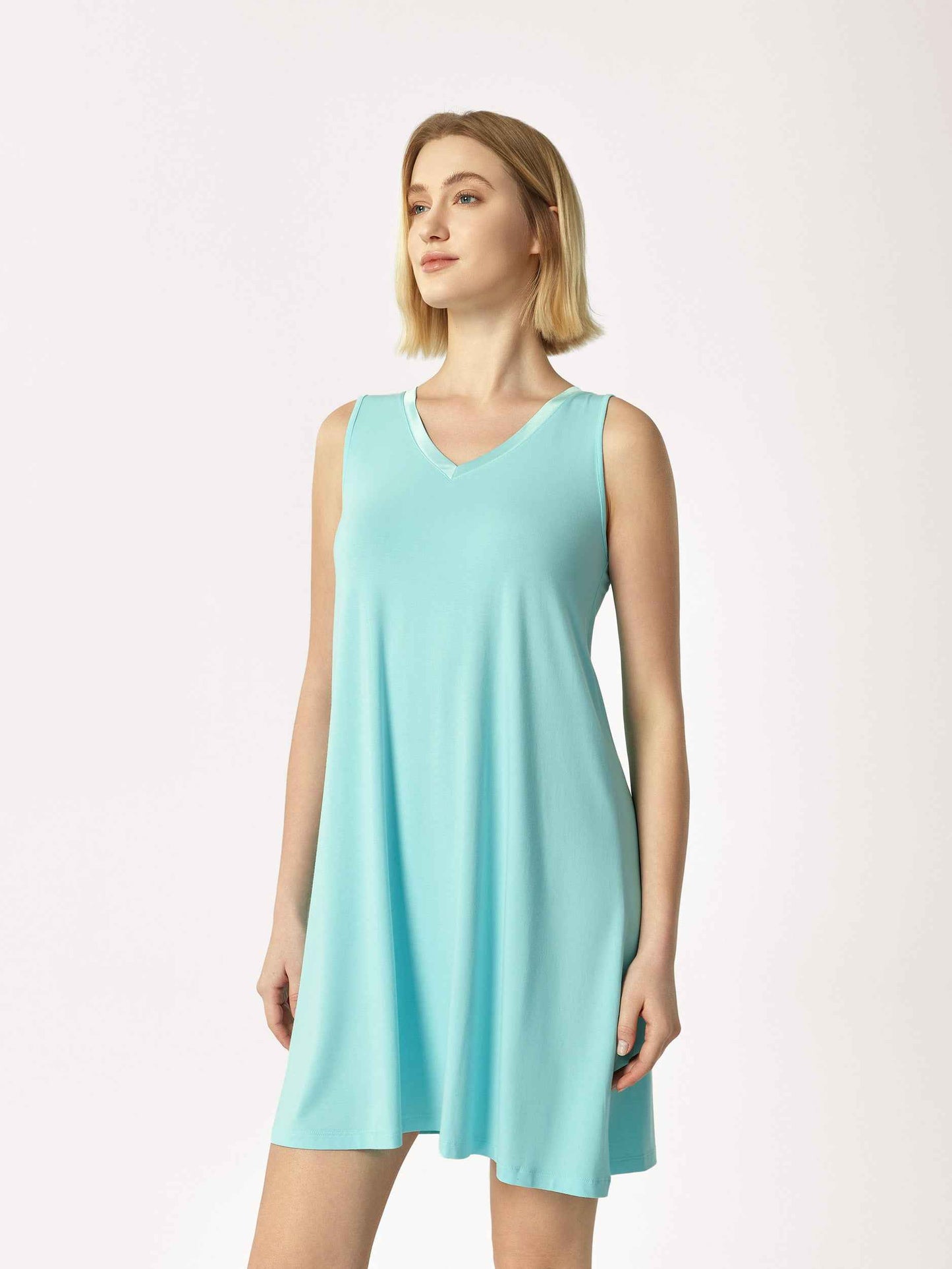 GYS Bamboo Sleeveless A-Line Dress - GYS