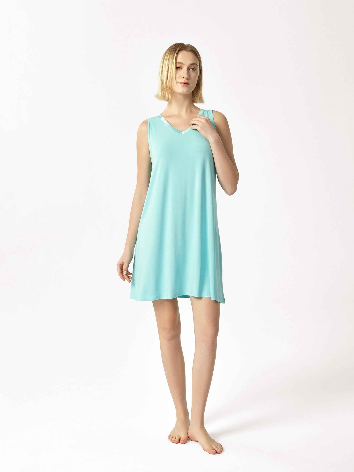 GYS Bamboo Sleeveless A-Line Dress - GYS