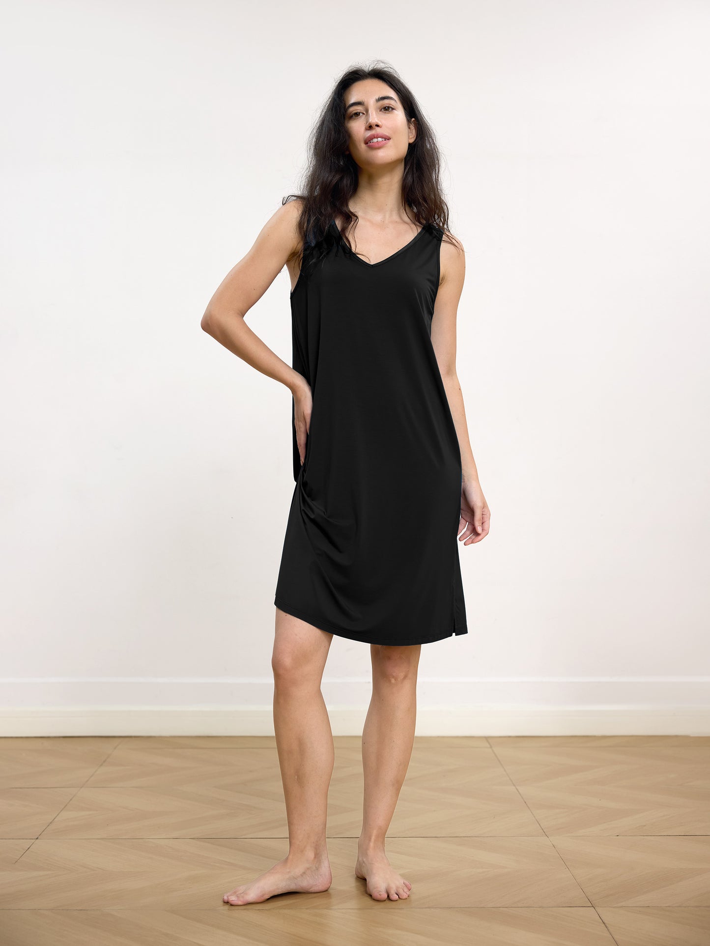 GYS Premium™ Bamboo Tranquil V-Neck Dress - GYS