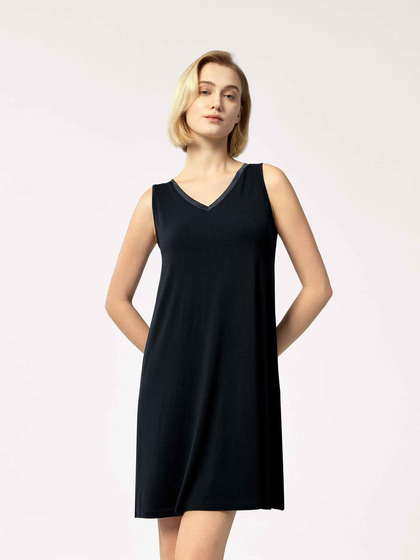 GYS Bamboo Sleeveless A-Line Dress - GYS