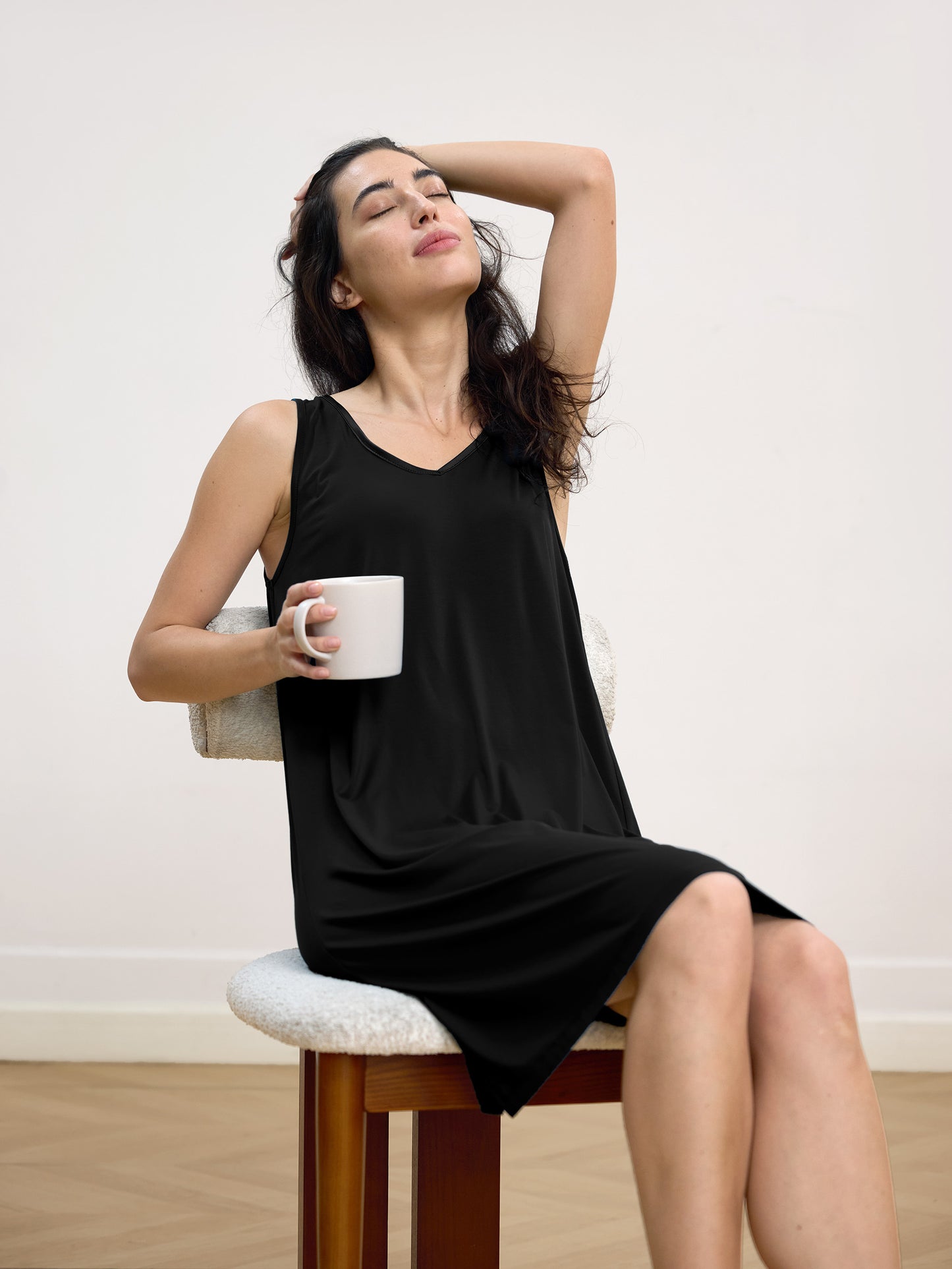 GYS Premium™ Bamboo Tranquil V-Neck Dress - GYS