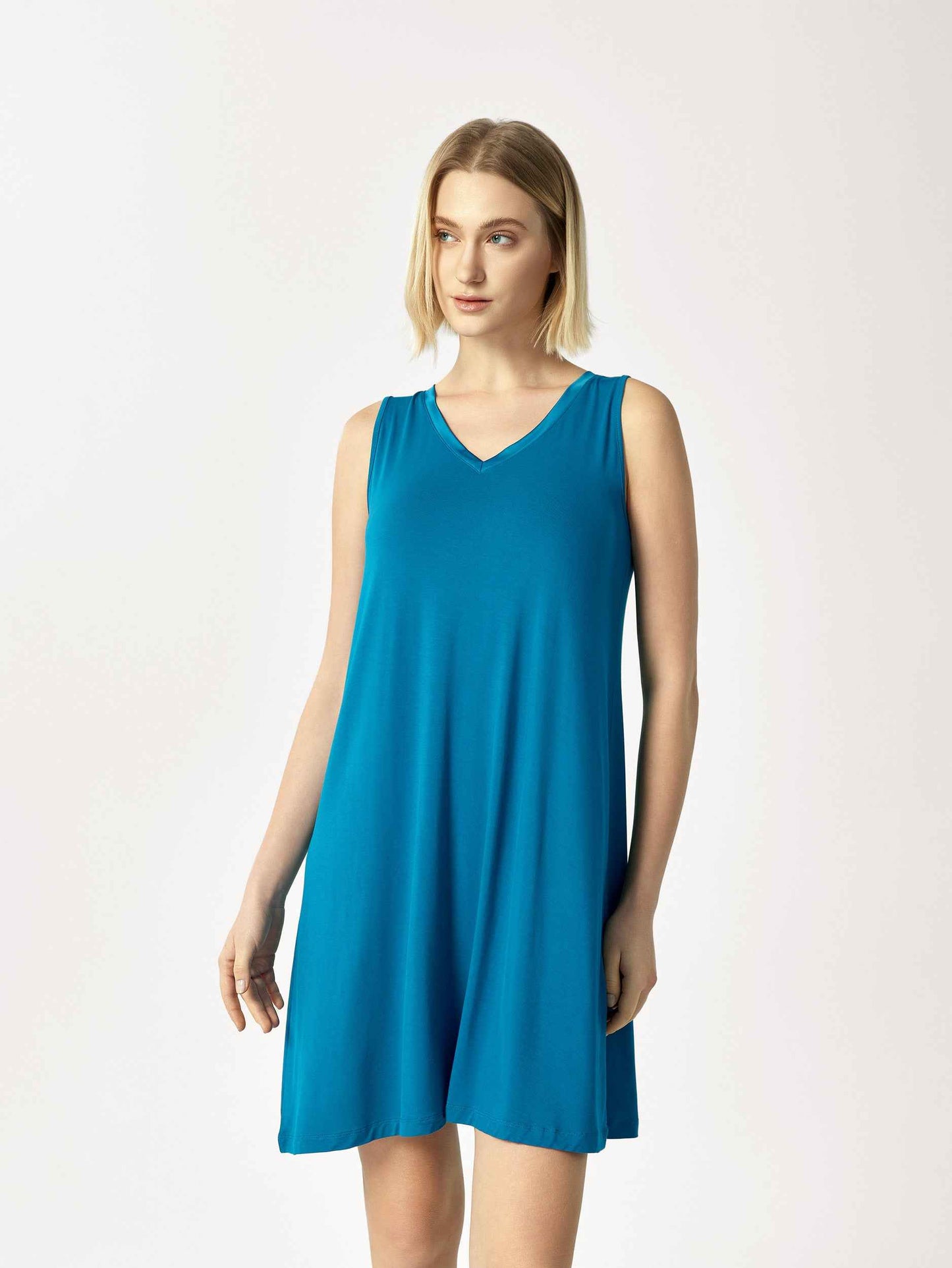 GYS Bamboo Sleeveless A-Line Dress - GYS