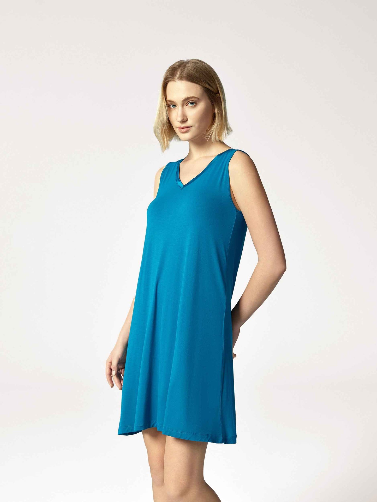 GYS Bamboo Sleeveless A-Line Dress - GYS