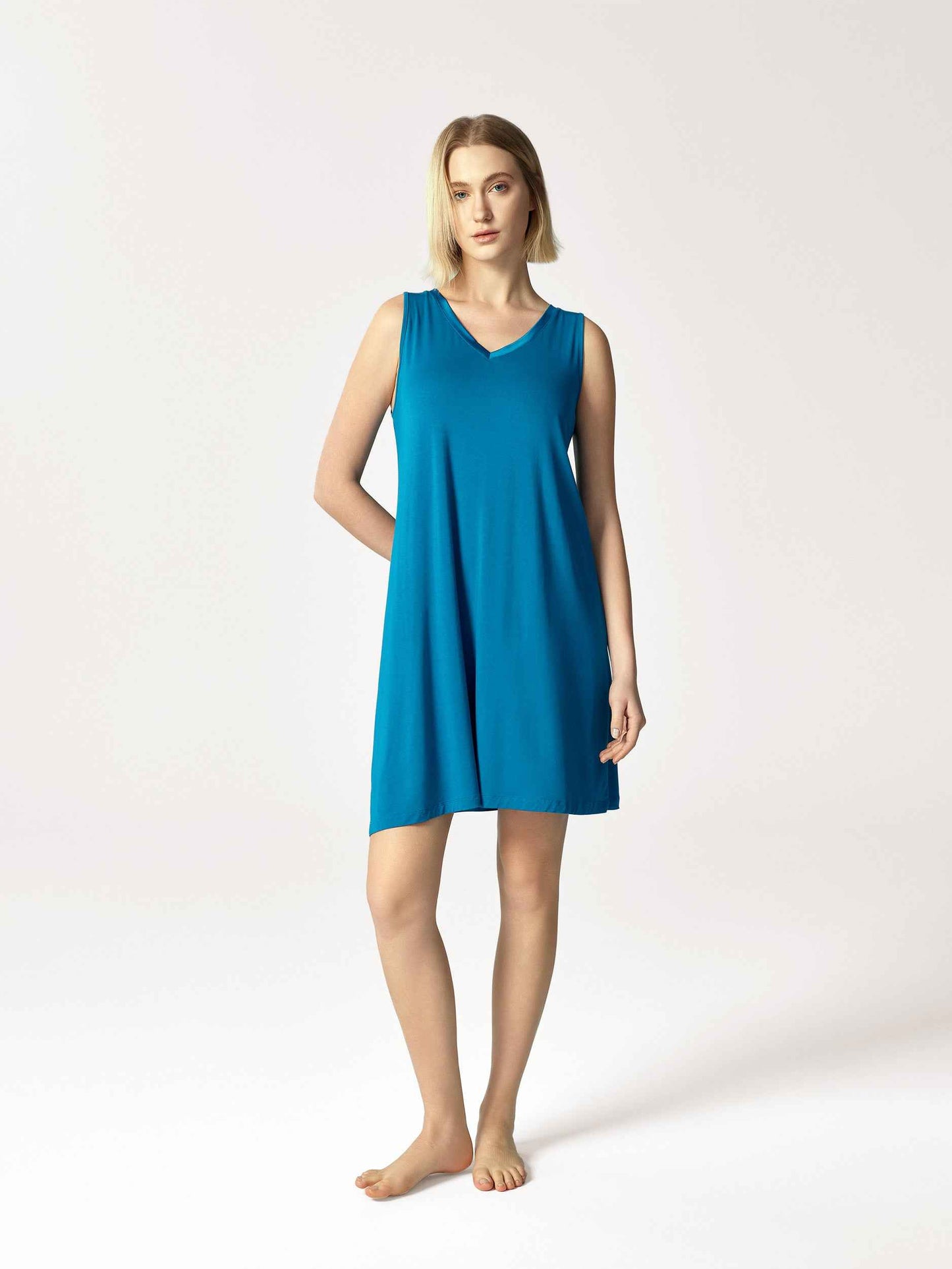 GYS Bamboo Sleeveless A-Line Dress - GYS