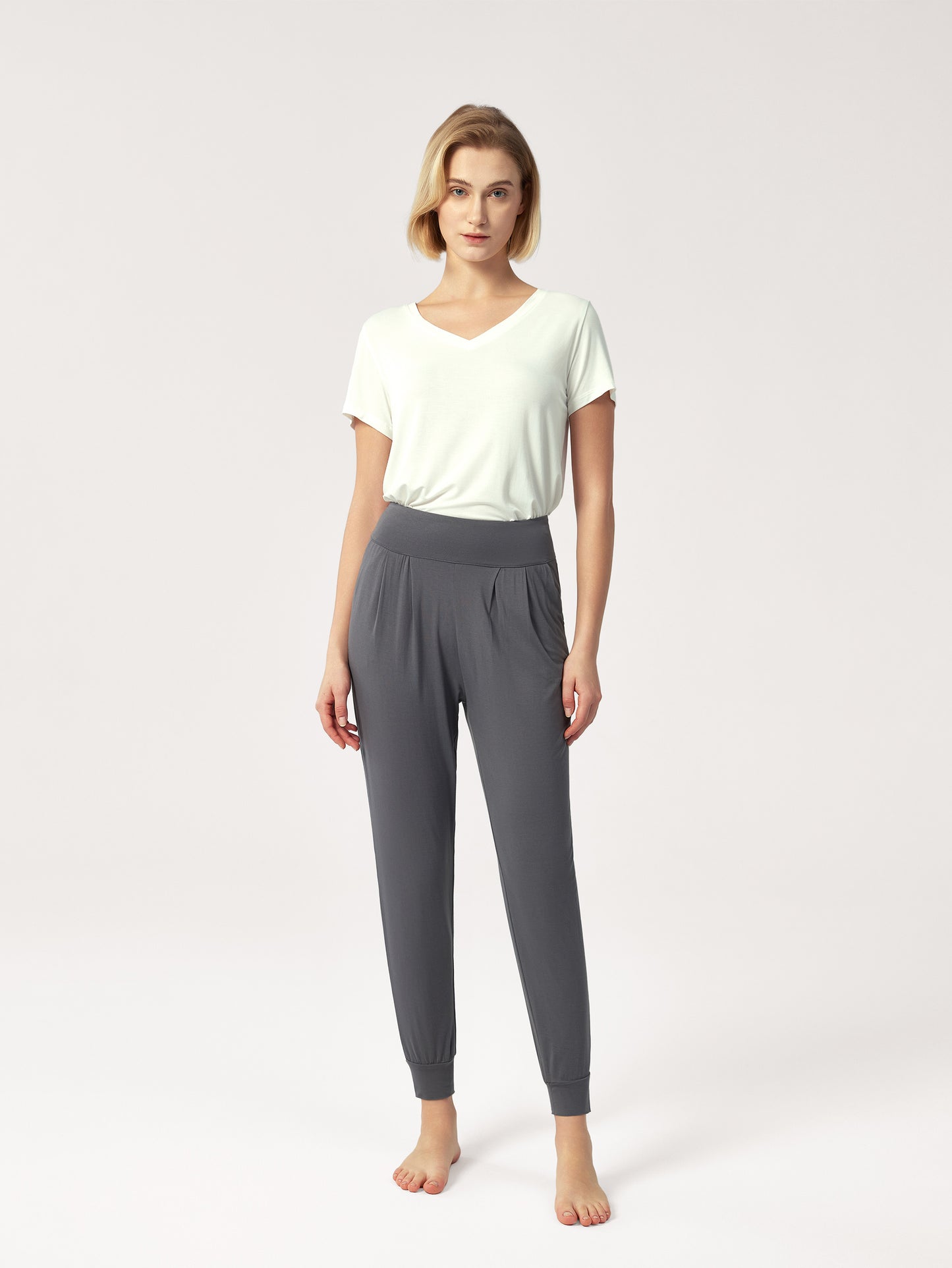 GYS Bamboo High-Rise Leisure Joggers - GYS