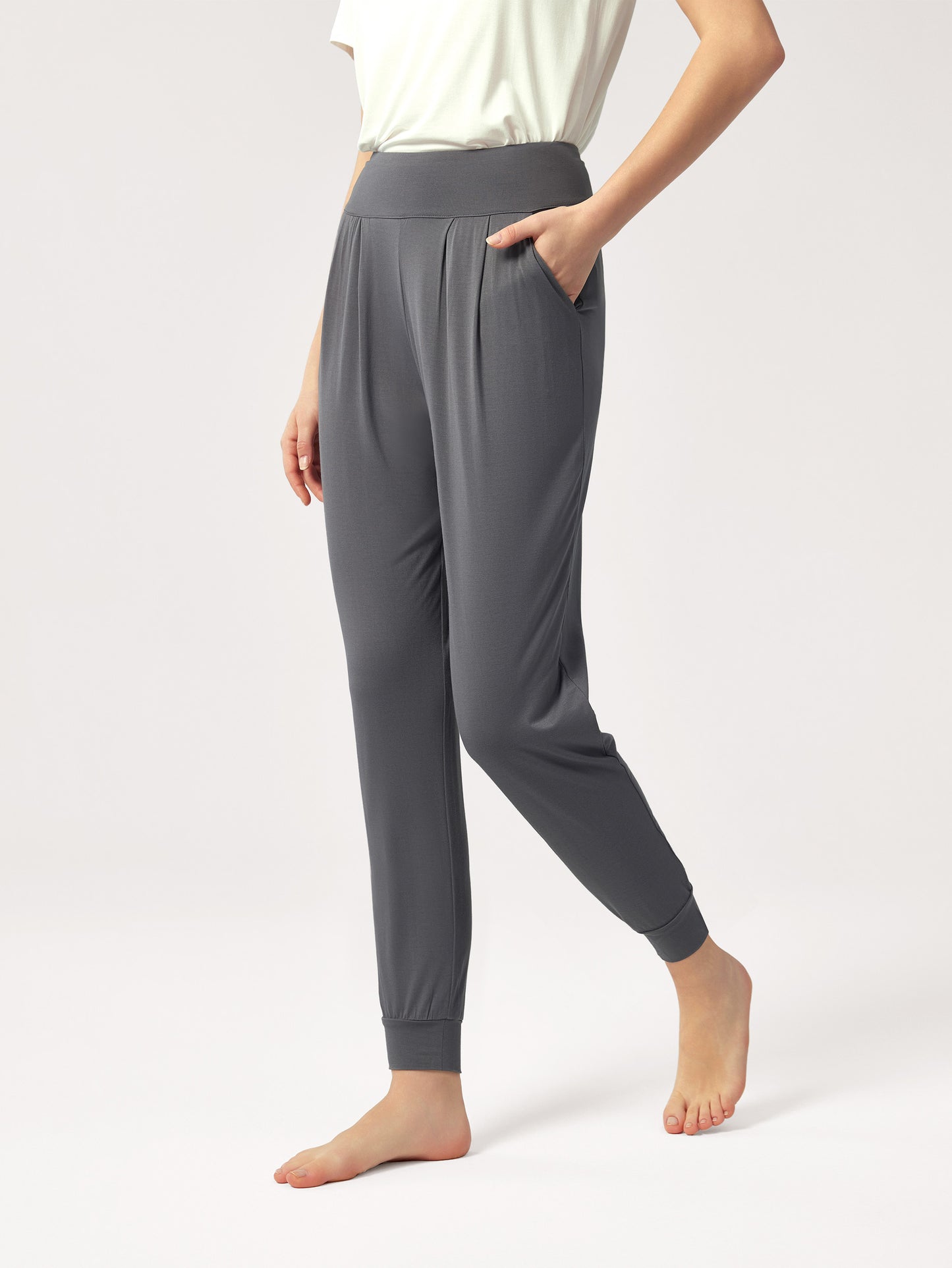 GYS Bamboo High-Rise Leisure Joggers - GYS