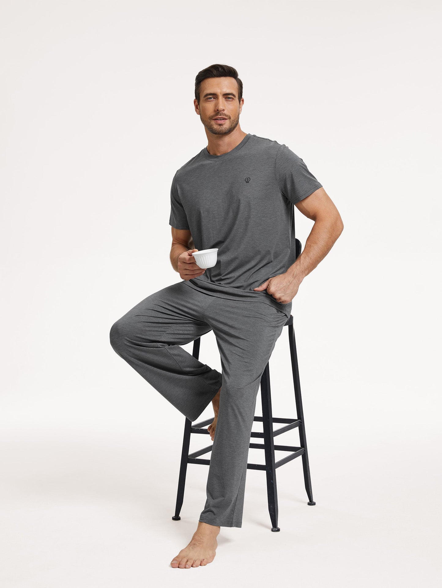GYS Premiumâą Bamboo Men NightFlow Pajama Sets - GYS