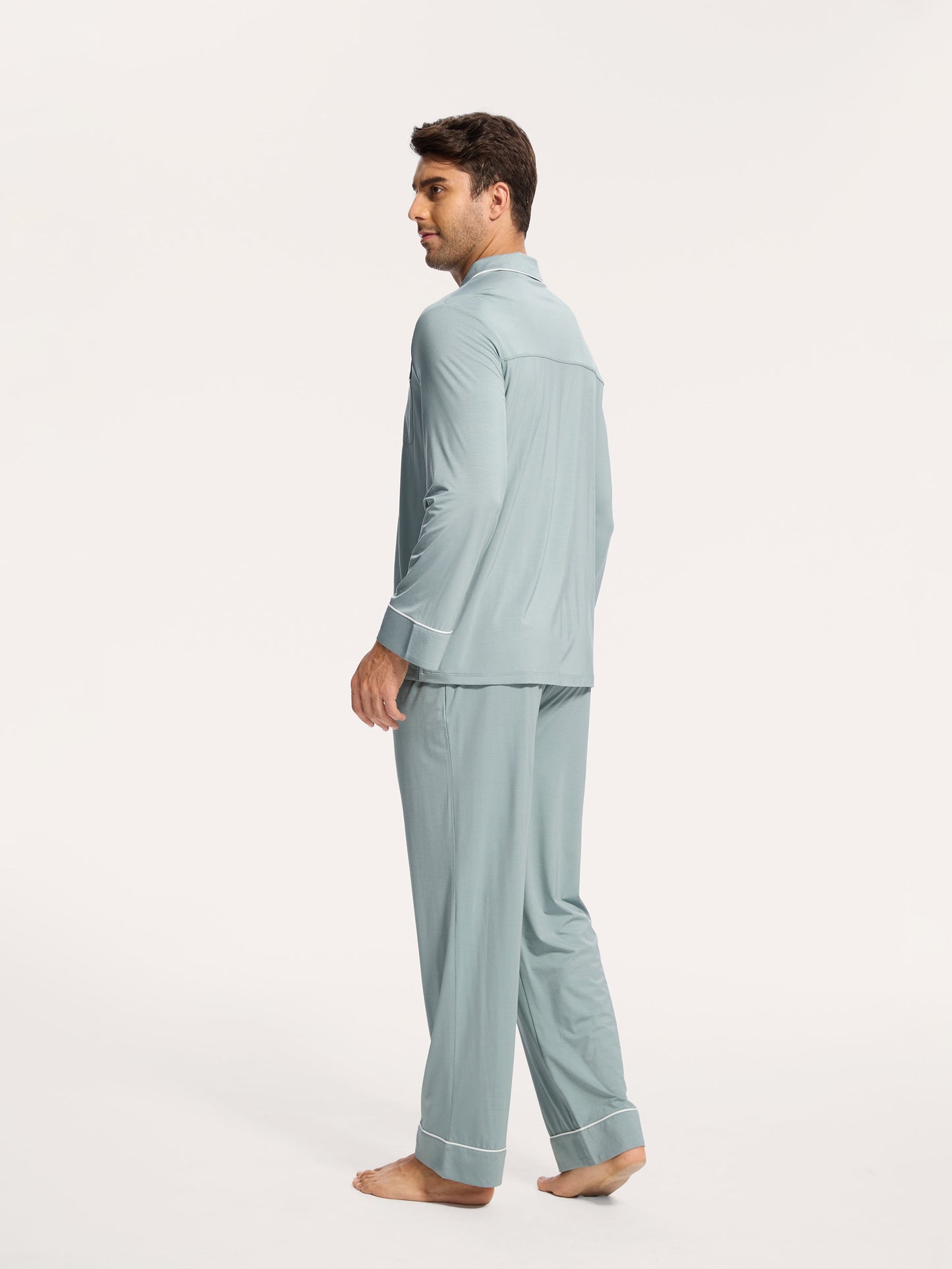 GYS Premium™ Bamboo Men Long Sleeve Pajama Sets - GYS