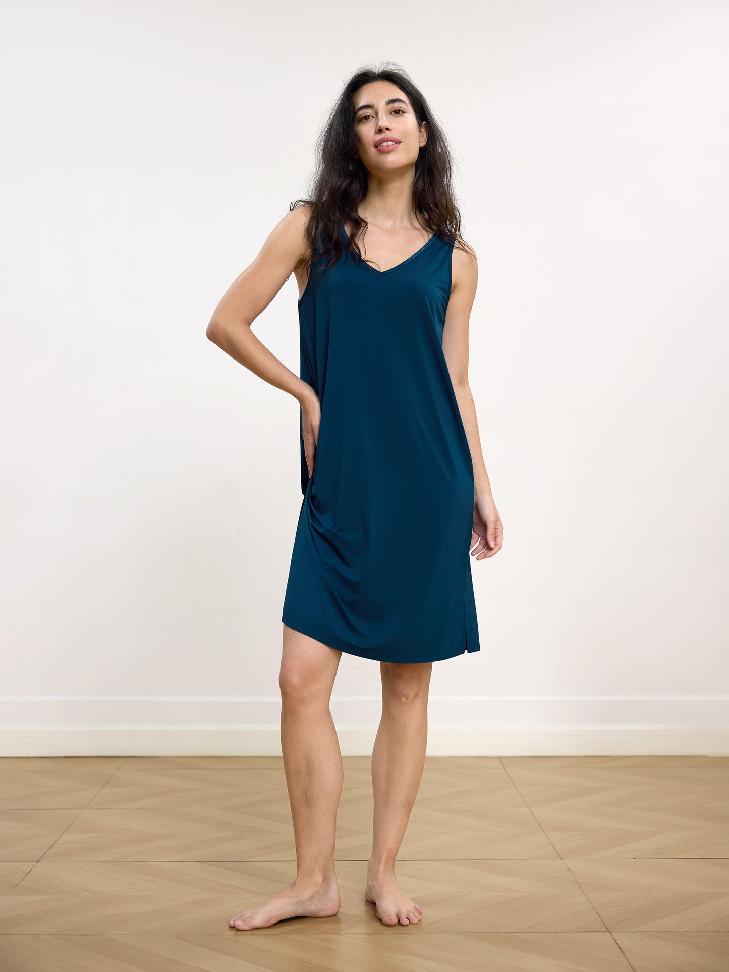 GYS Premium™ Bamboo Tranquil V-Neck Dress - GYS
