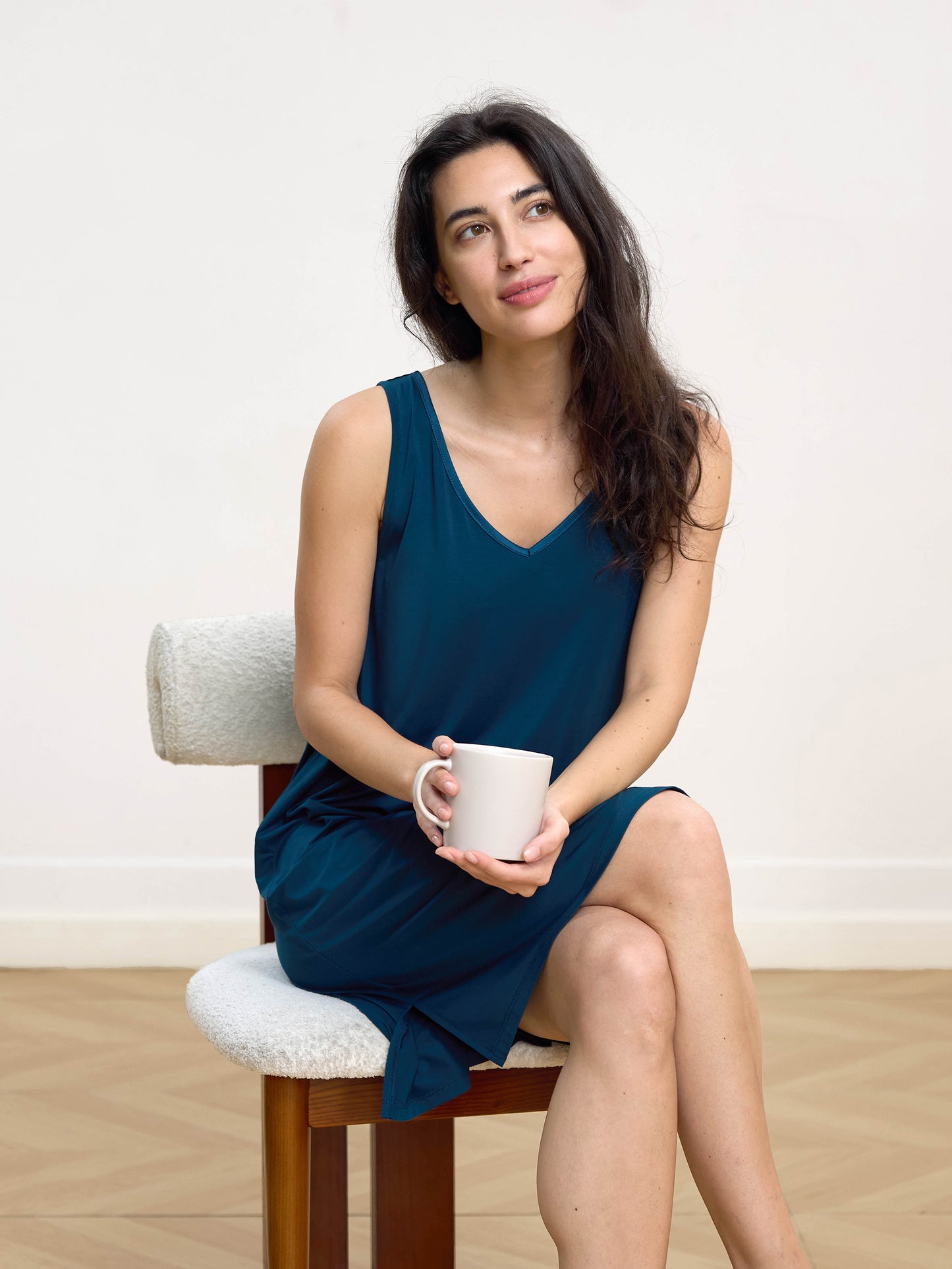 GYS Premium™ Bamboo Tranquil V-Neck Dress - GYS