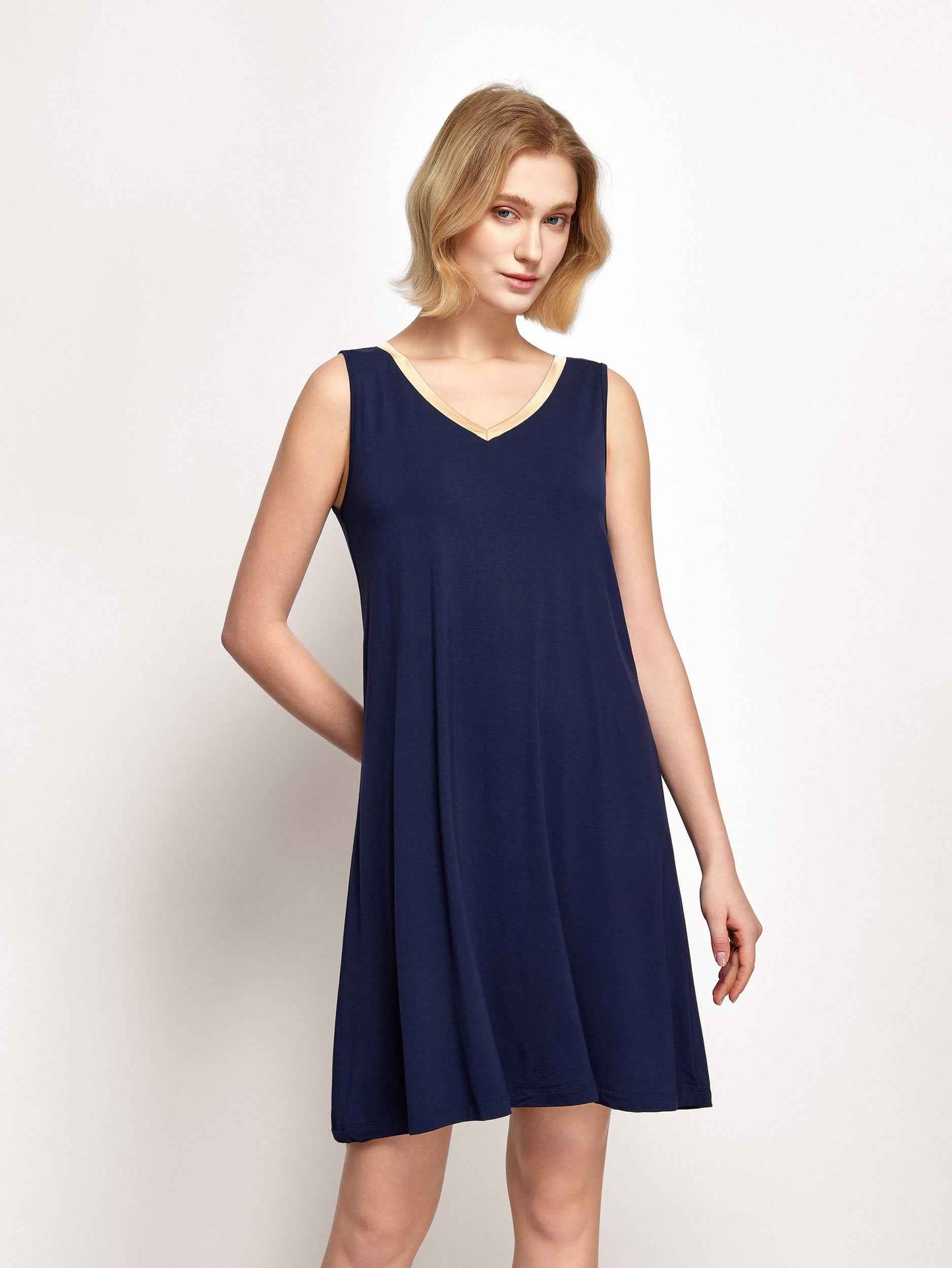 GYS Bamboo Sleeveless A-Line Dress - GYS