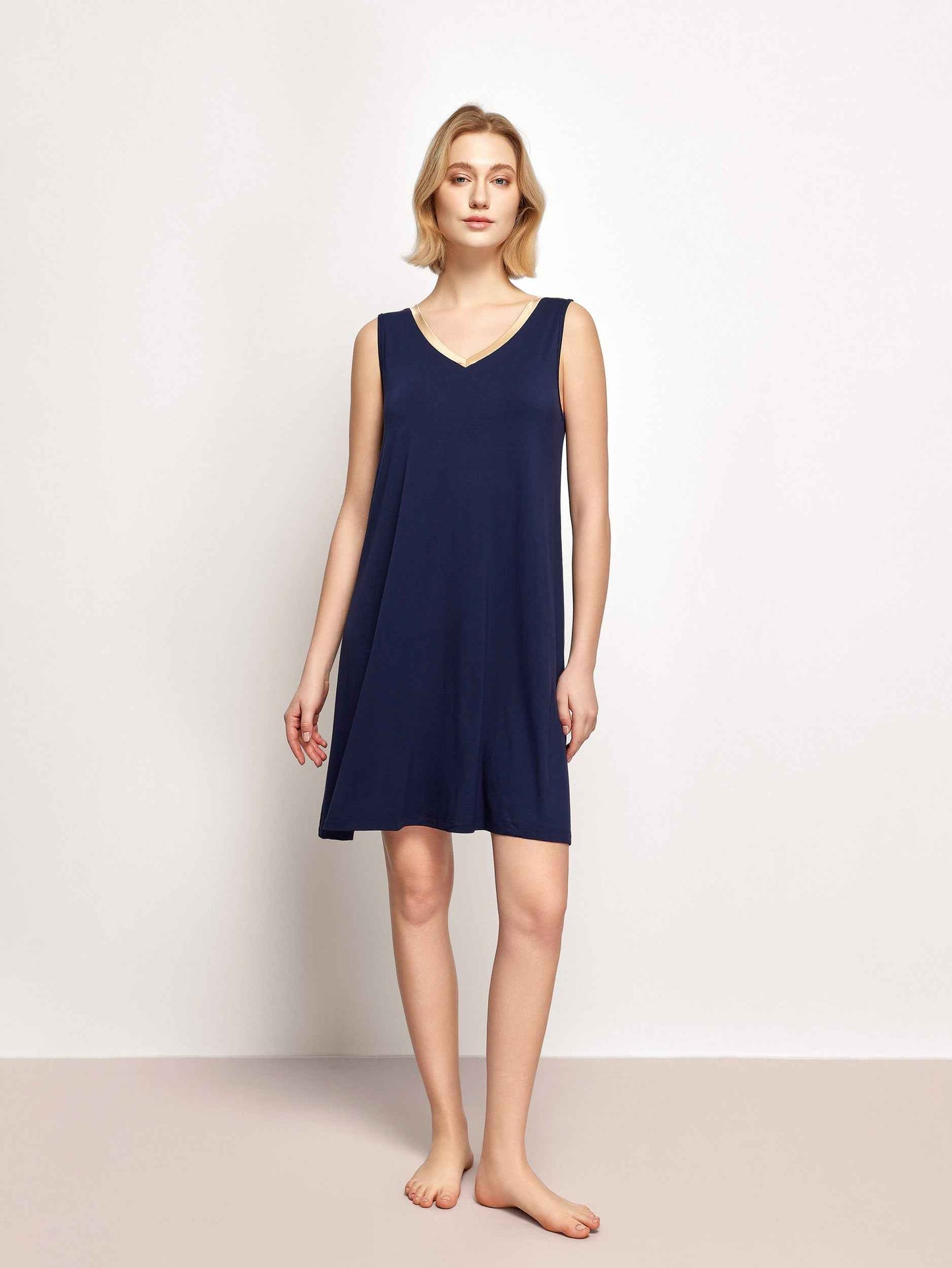 GYS Bamboo Sleeveless A-Line Dress - GYS