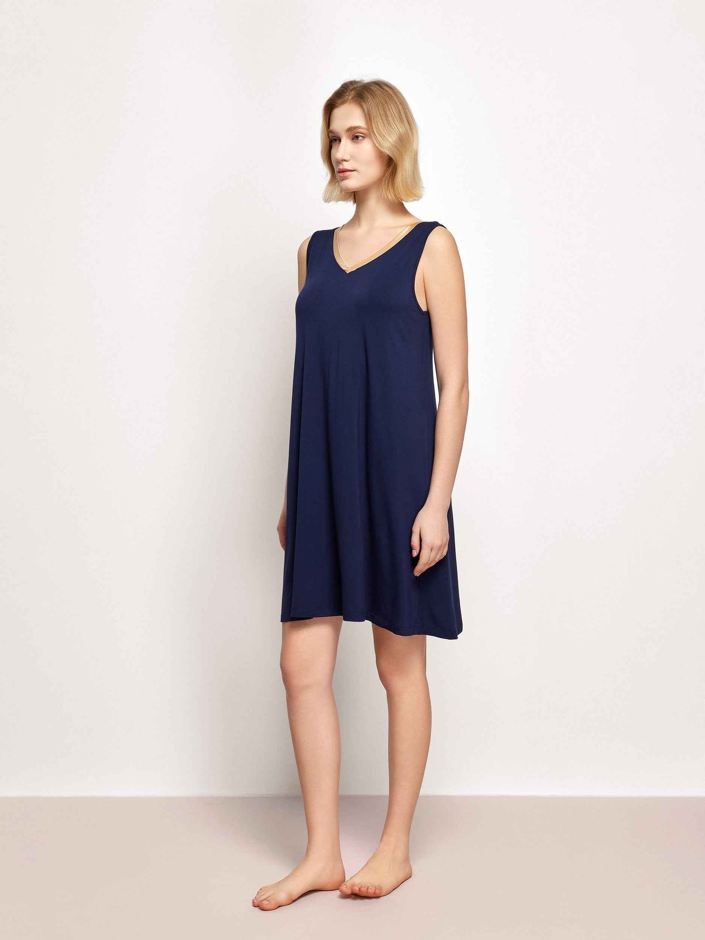 GYS Bamboo Sleeveless A-Line Dress - GYS