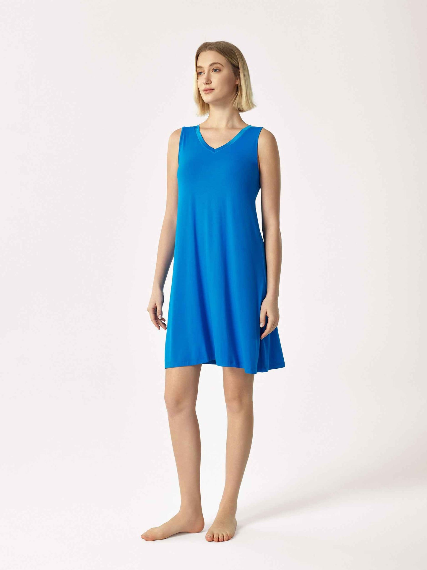GYS Bamboo Sleeveless A-Line Dress - GYS