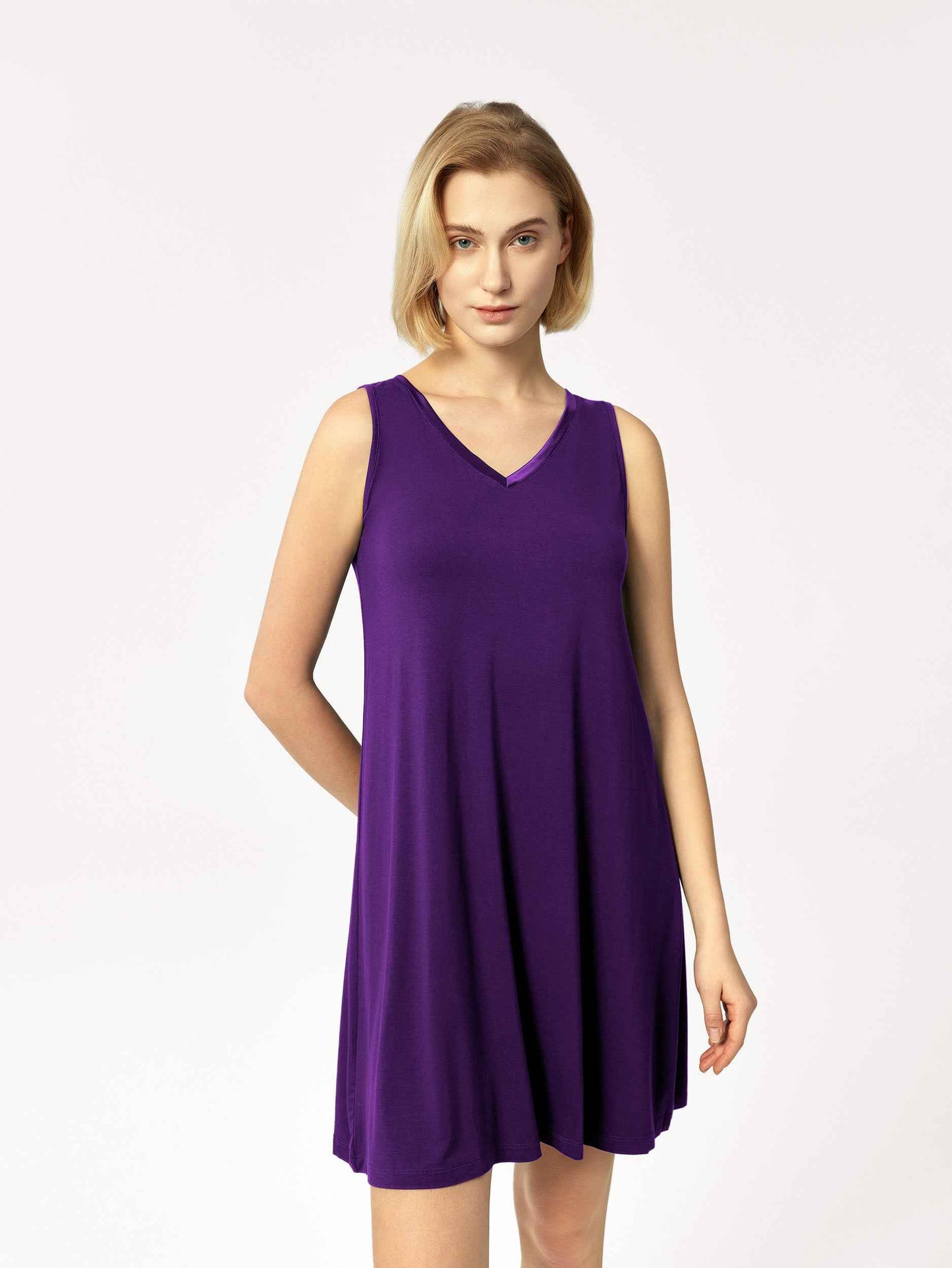 GYS Bamboo Sleeveless A-Line Dress - GYS