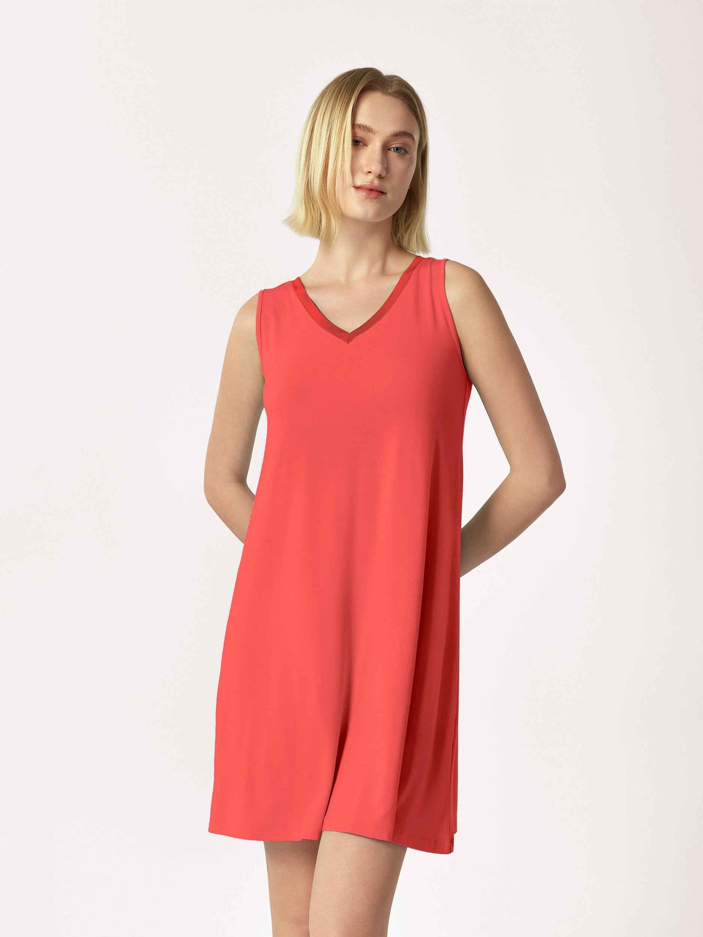 GYS Bamboo Sleeveless A-Line Dress - GYS