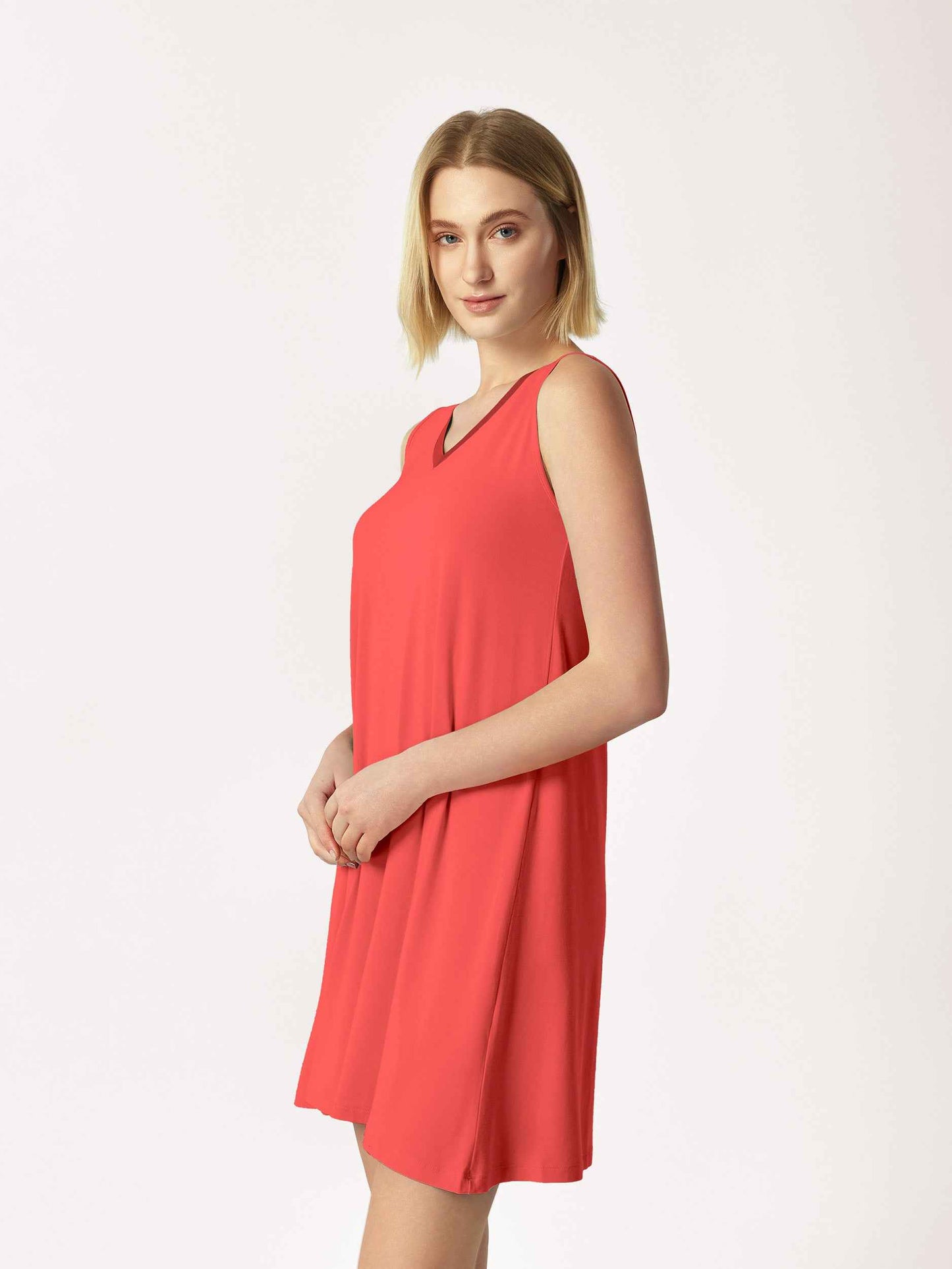 GYS Bamboo Sleeveless A-Line Dress - GYS