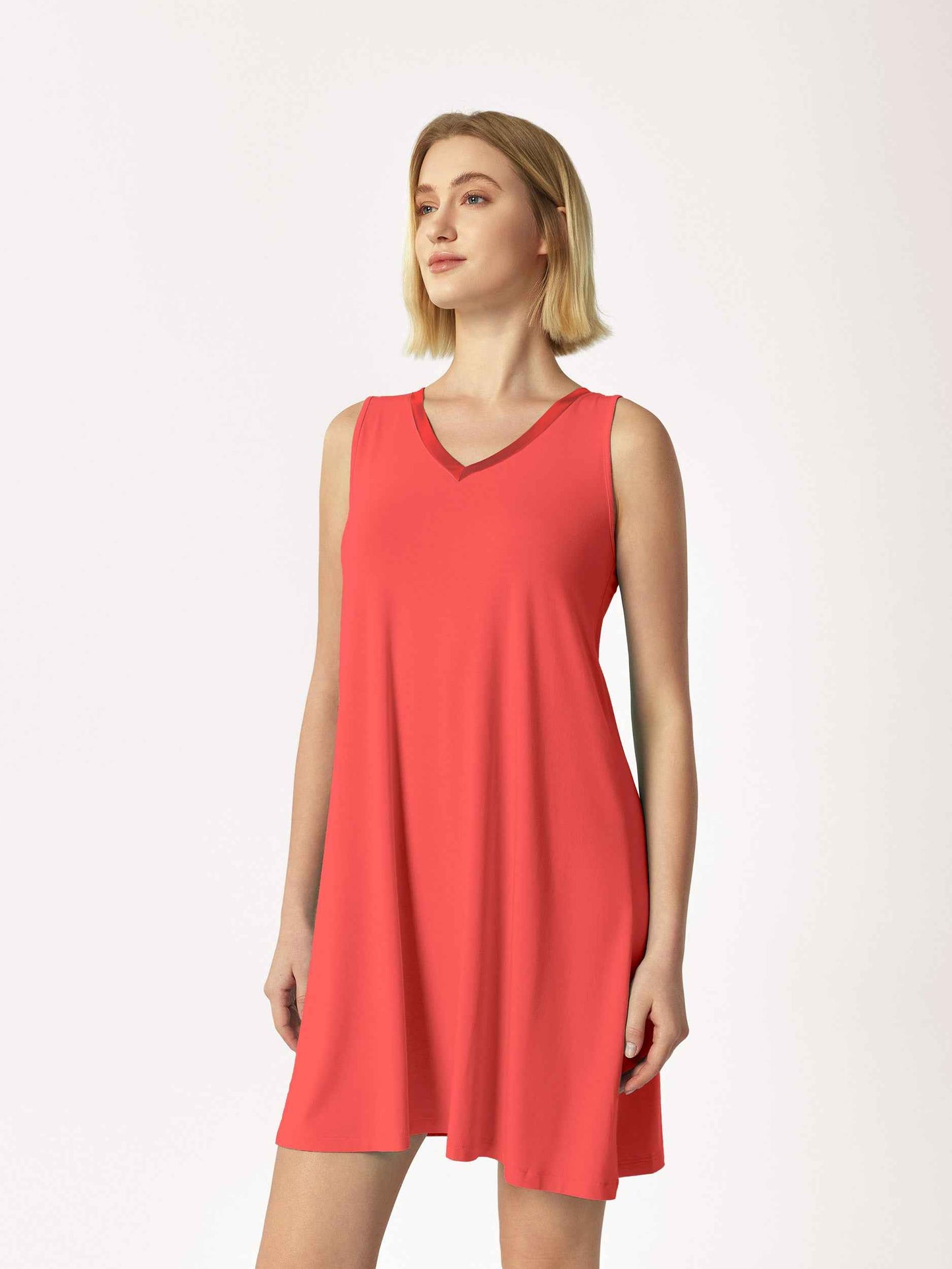 GYS Bamboo Sleeveless A-Line Dress - GYS