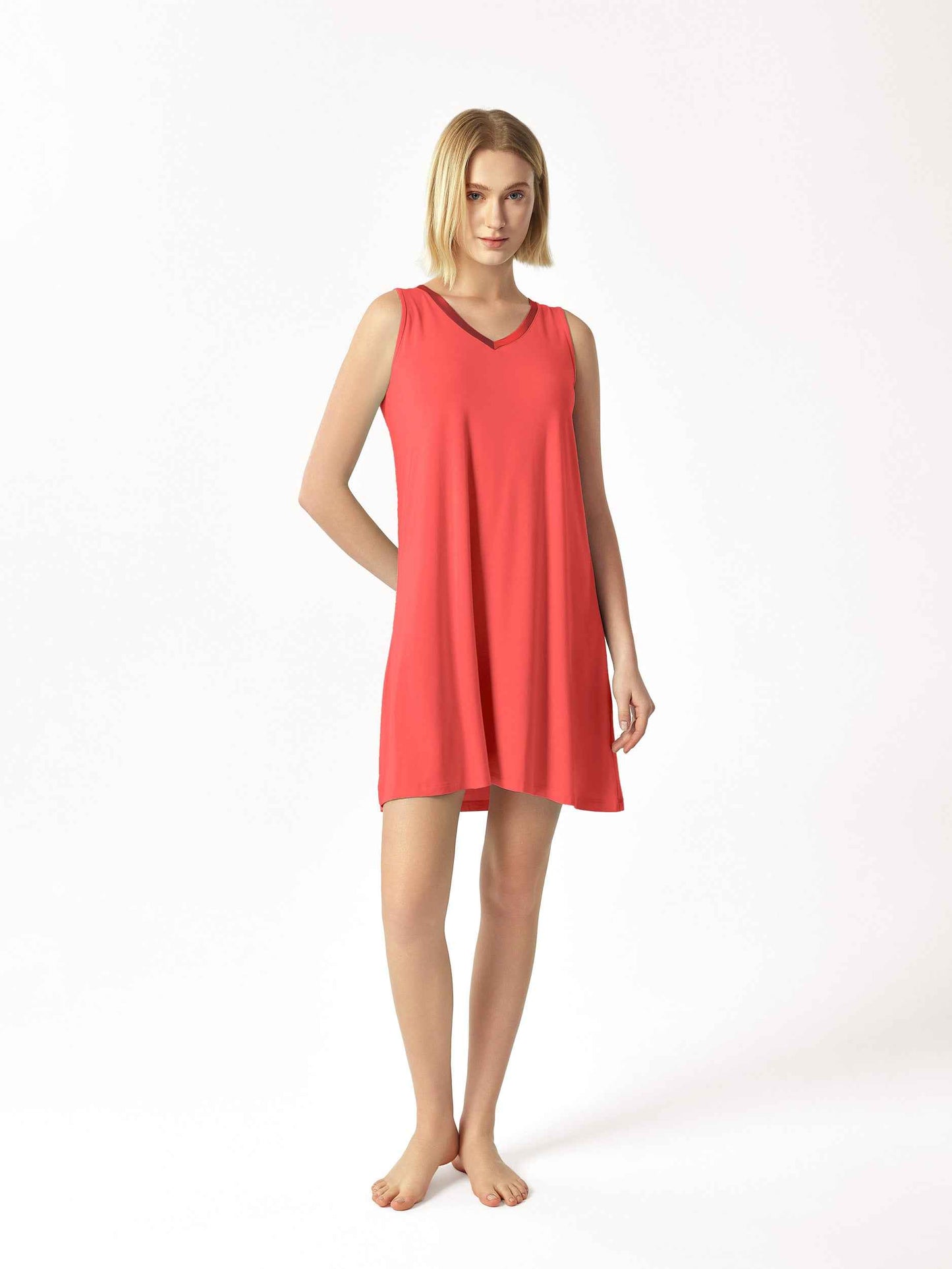 GYS Bamboo Sleeveless A-Line Dress - GYS
