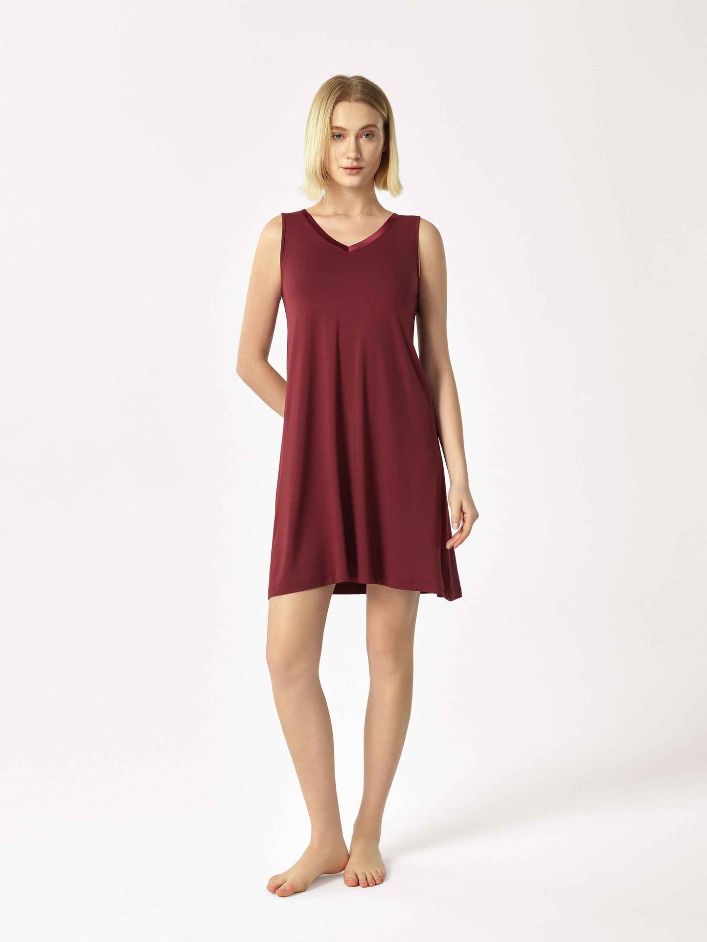 GYS Bamboo Sleeveless A-Line Dress - GYS