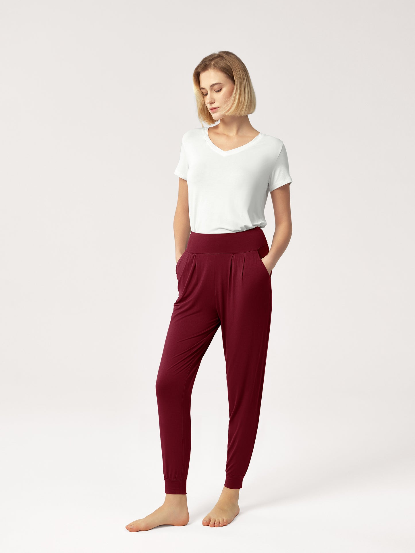 GYS Bamboo High-Rise Leisure Joggers - GYS