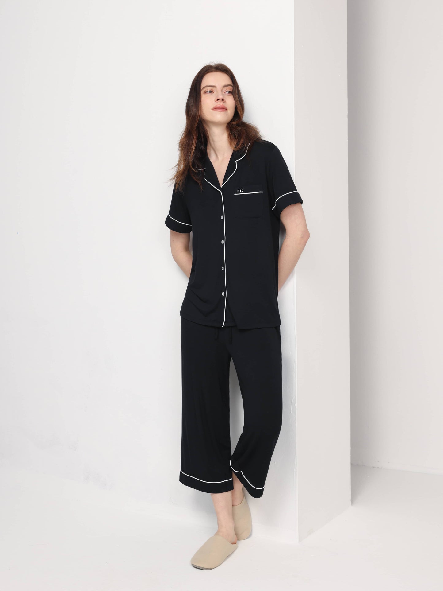 GYS Premium™ Bamboo Short Sleeve Capri Pajama Sets - GYS