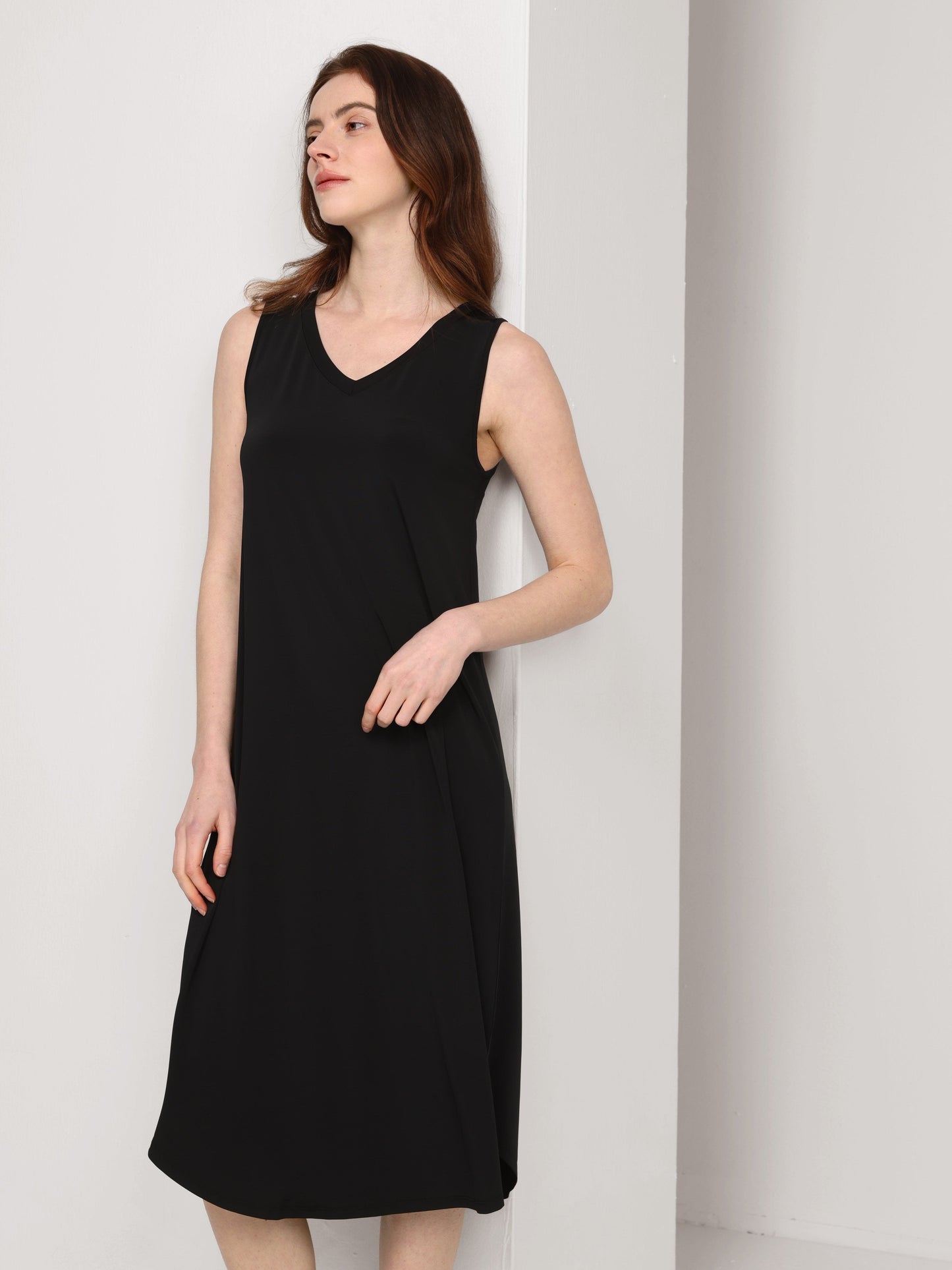 GYS Premium™ Filament-Bamboo V-Neck Tank Nightdress - GYS