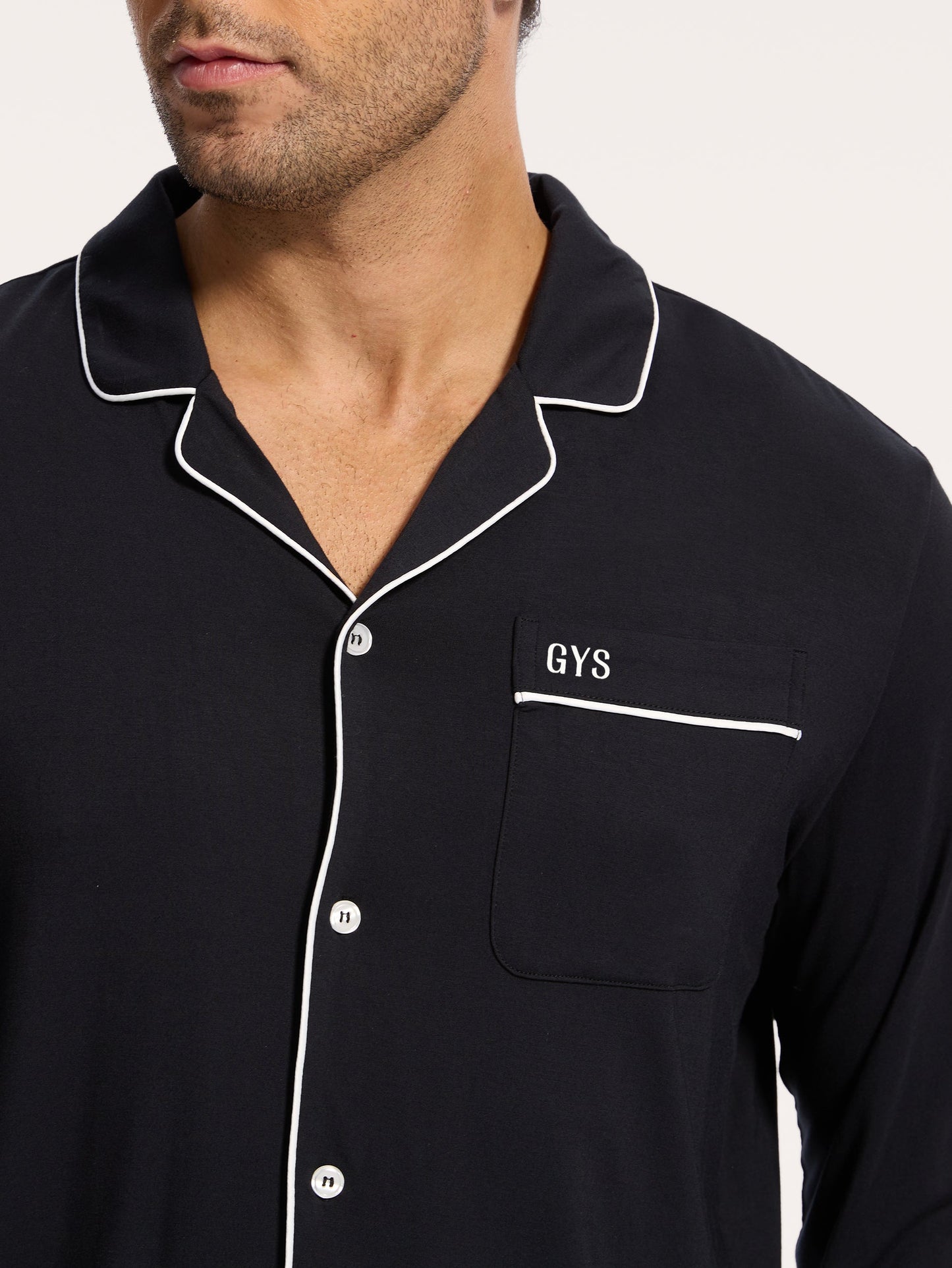 GYS Premium™ Bamboo Men Long Sleeve Pajama Sets - GYS