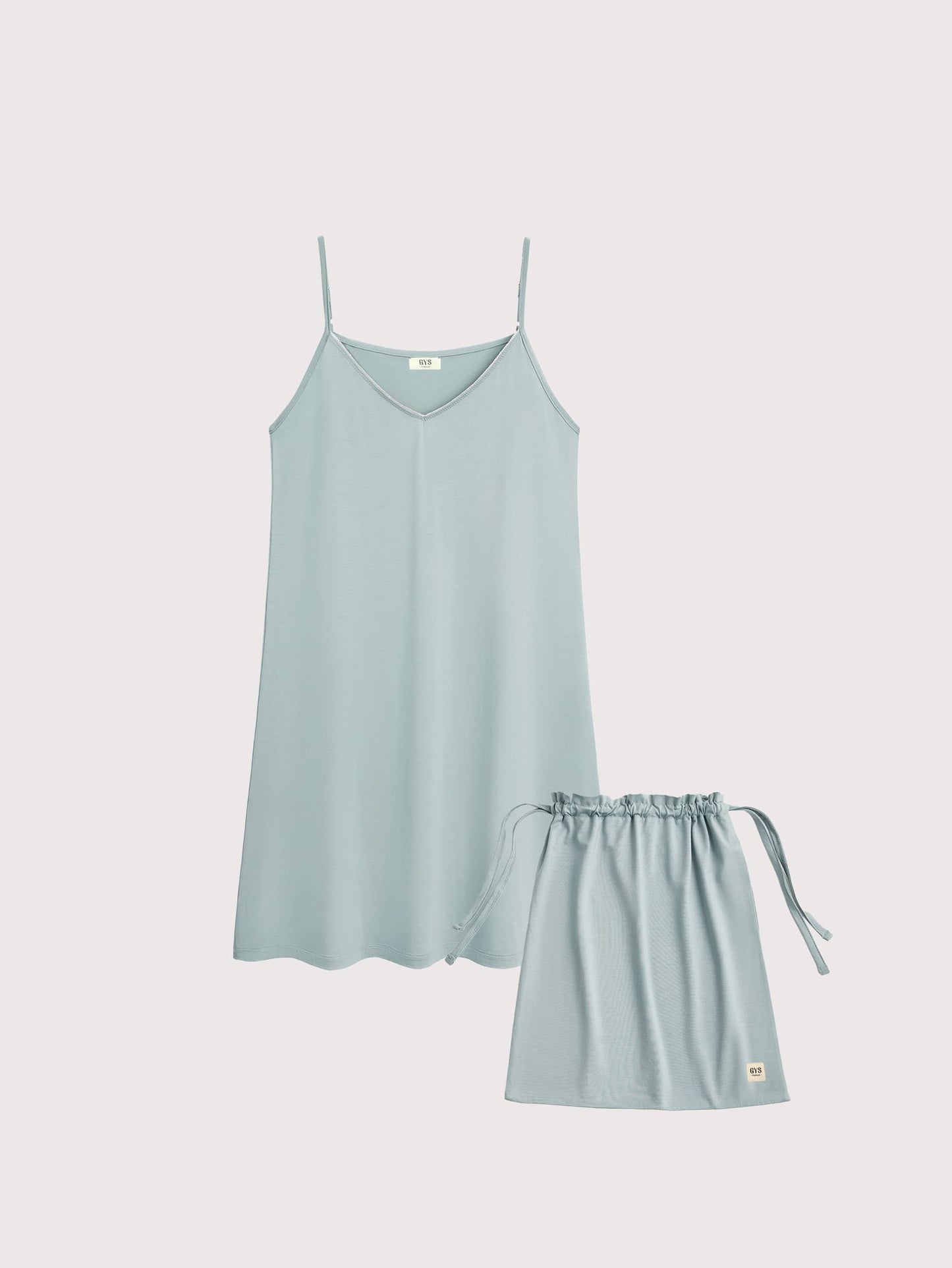 GYS Premium™ Bamboo Slim-Strap Stretch Camisole Dress - GYS