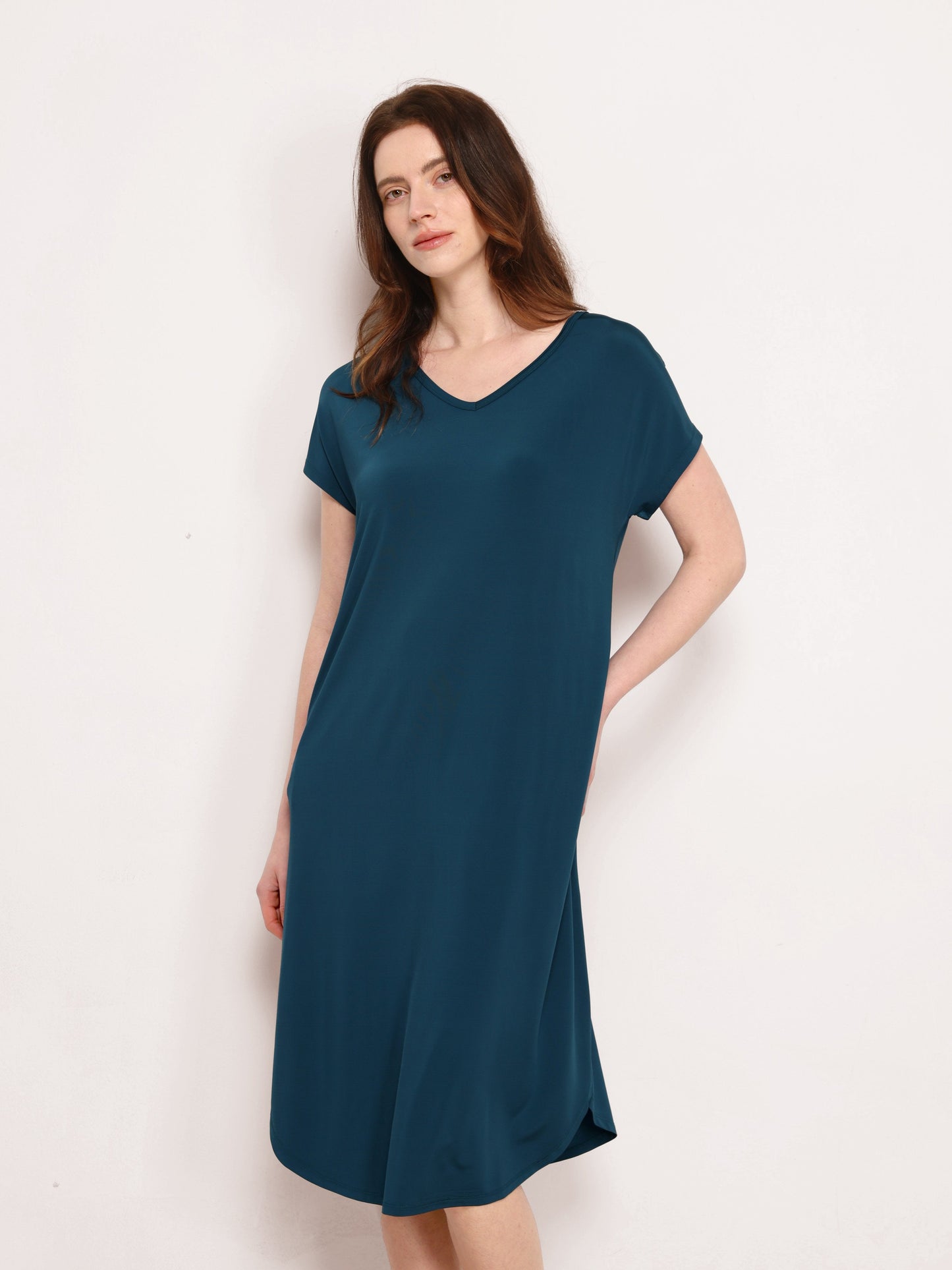 GYS Premium™ Filament-Bamboo Short-Sleeve Nightgown - GYS