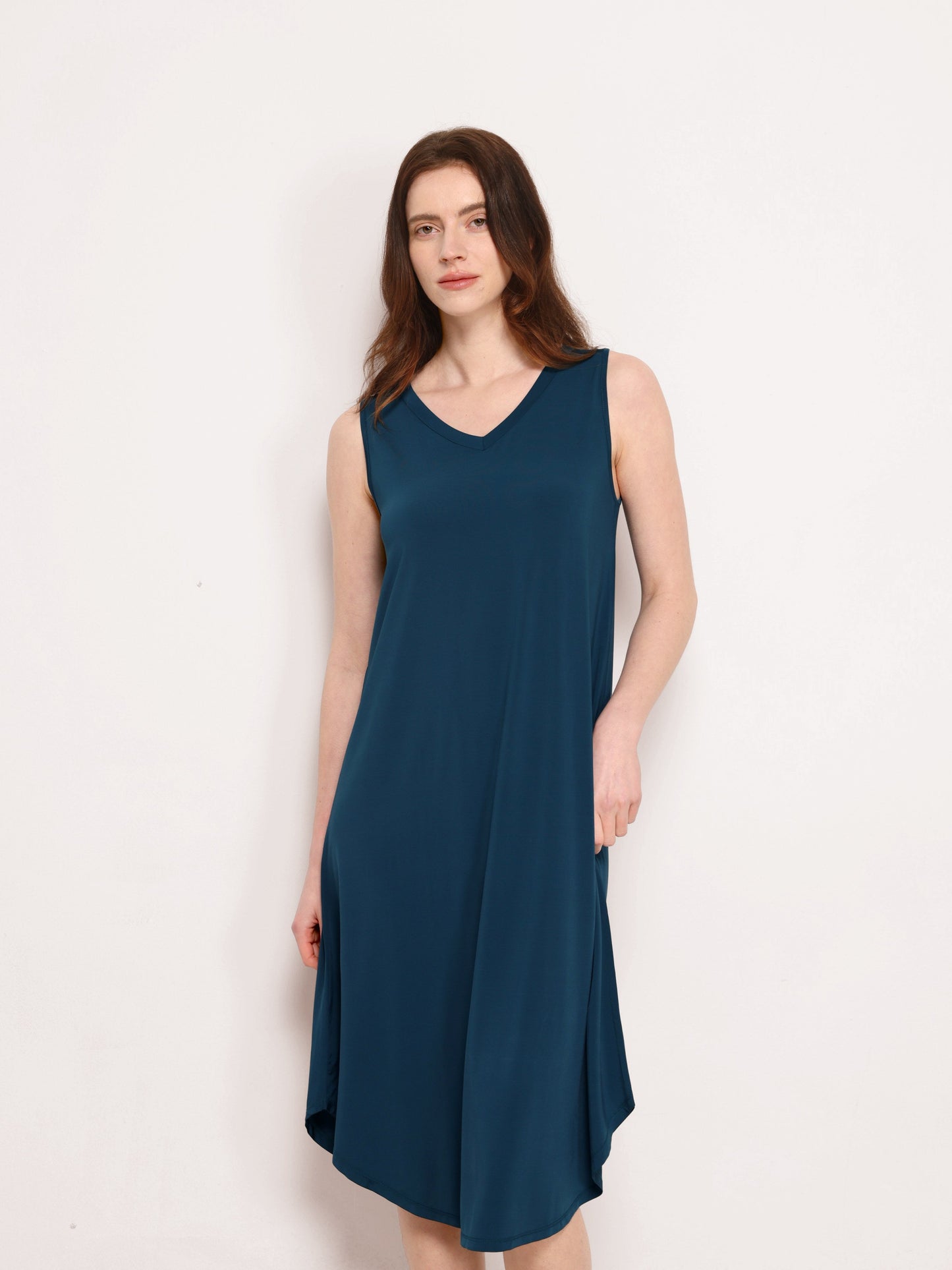 GYS Premiumâą Filament-Bamboo V-Neck Tank Nightdress - GYS