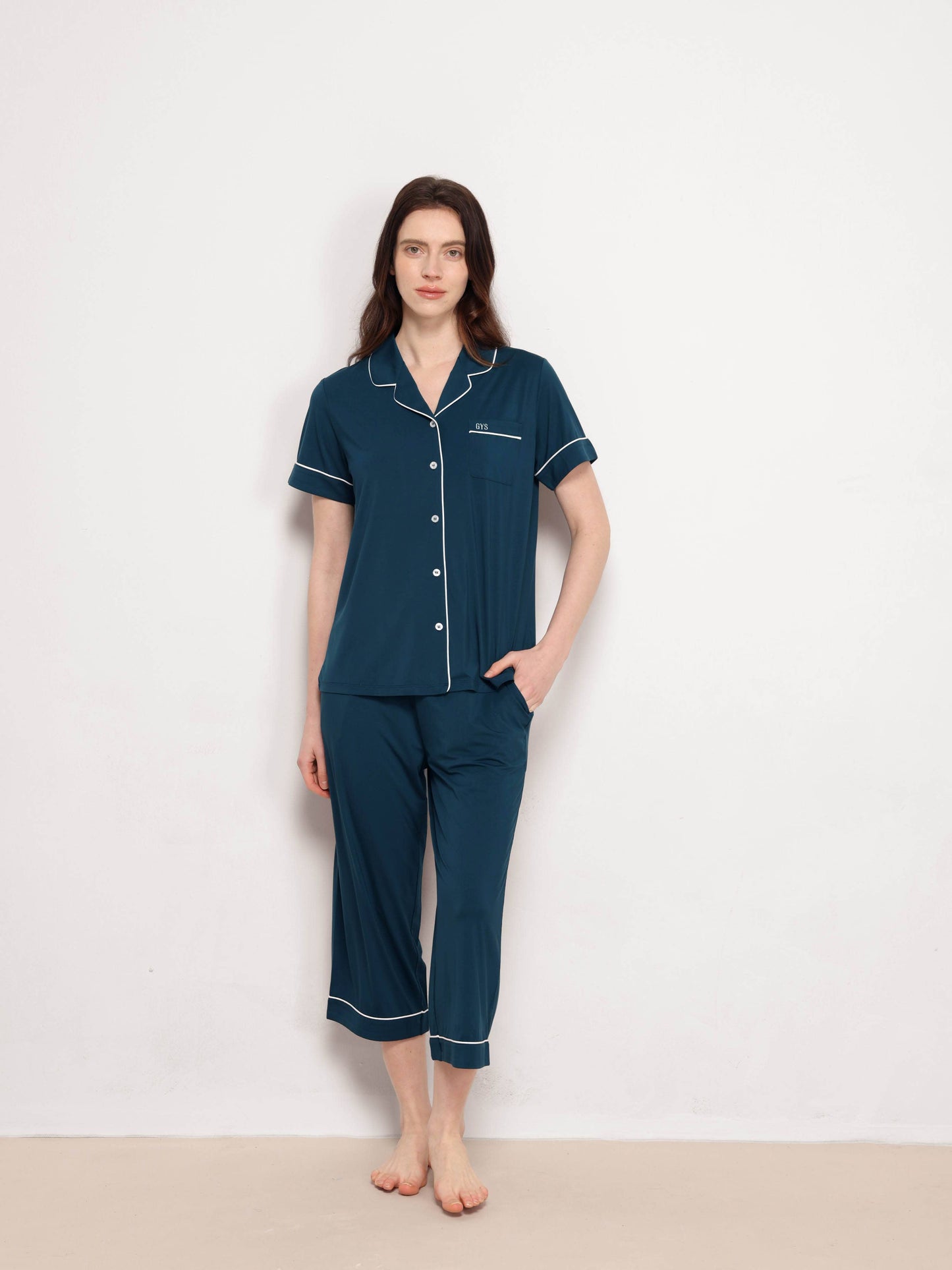 GYS Premium™ Bamboo Short Sleeve Capri Pajama Sets - GYS