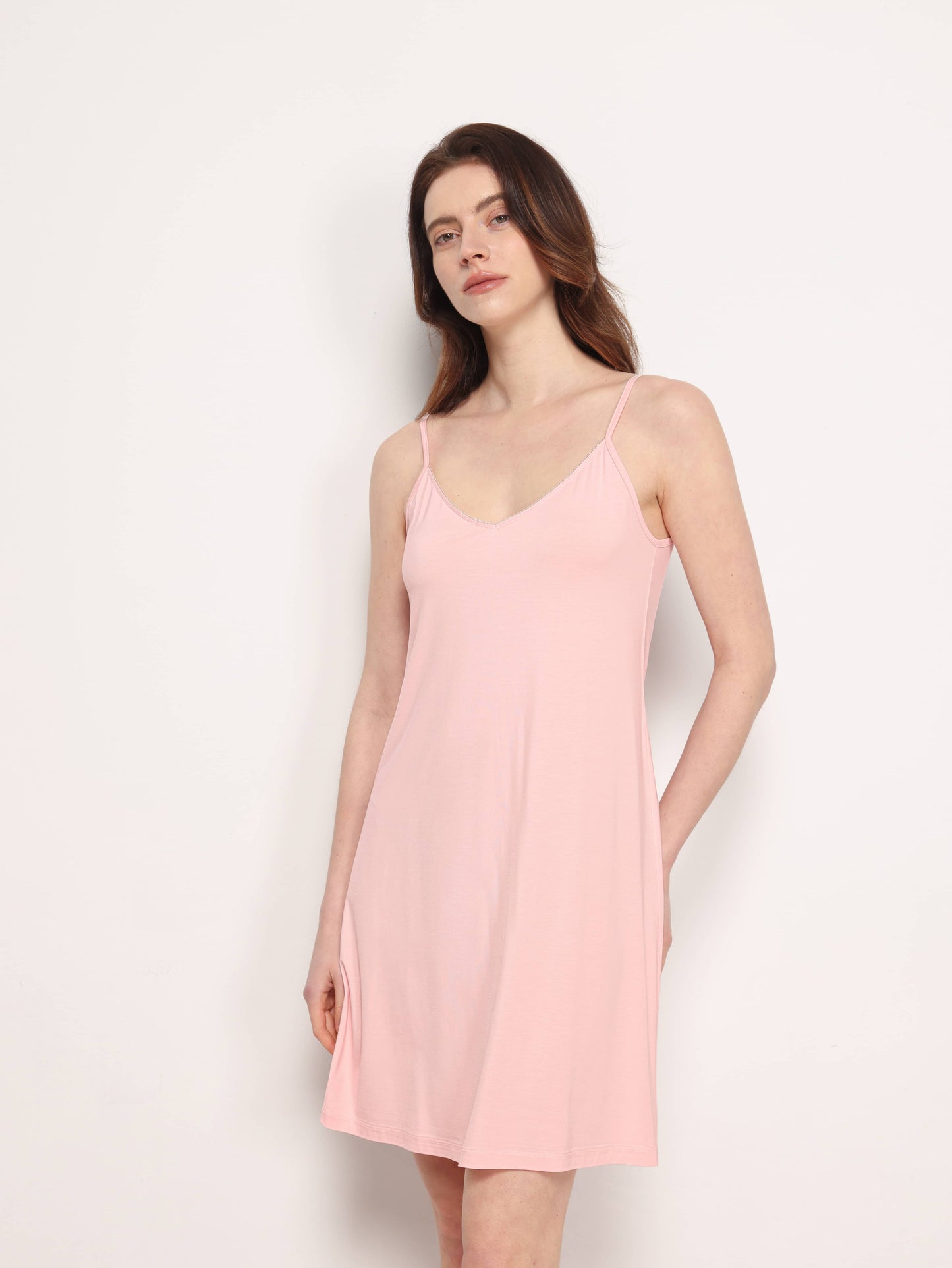 GYS Premium™ Bamboo Slim-Strap Stretch Camisole Dress - GYS
