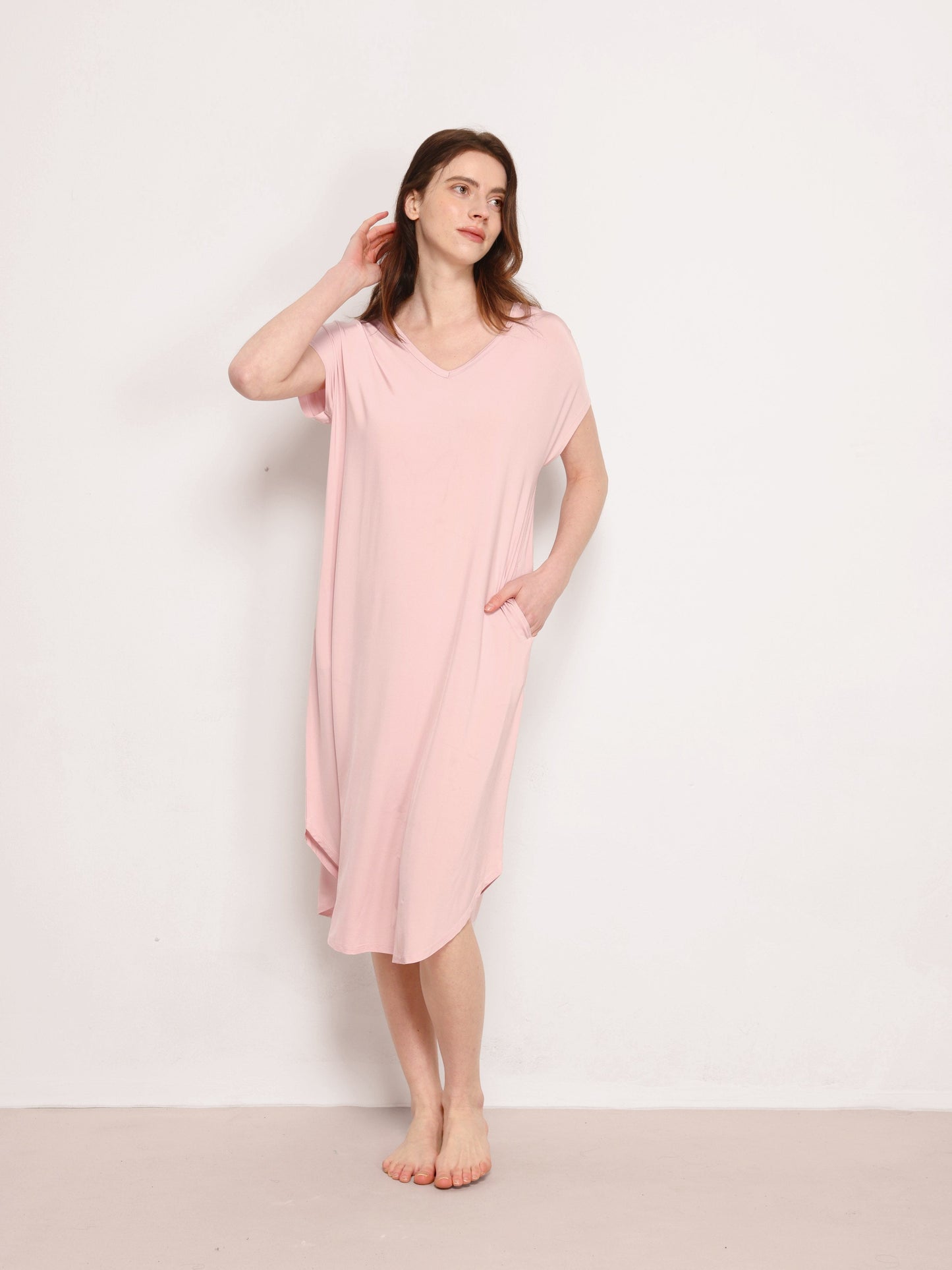 GYS Premium™ Filament-Bamboo Short-Sleeve Nightgown - GYS