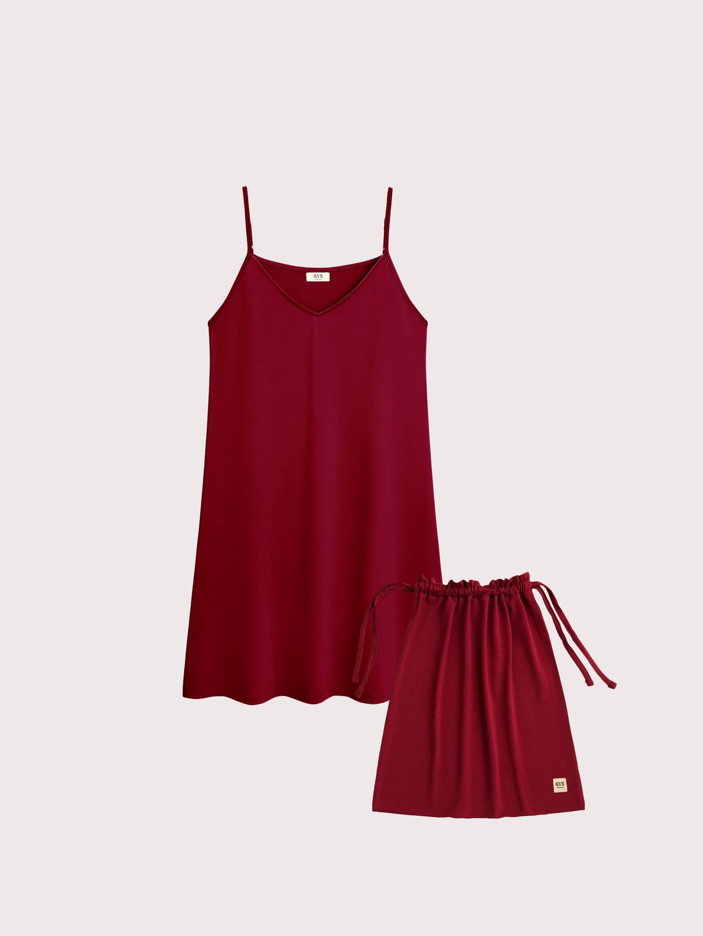 GYS Premium™ Bamboo Slim-Strap Stretch Camisole Dress - GYS