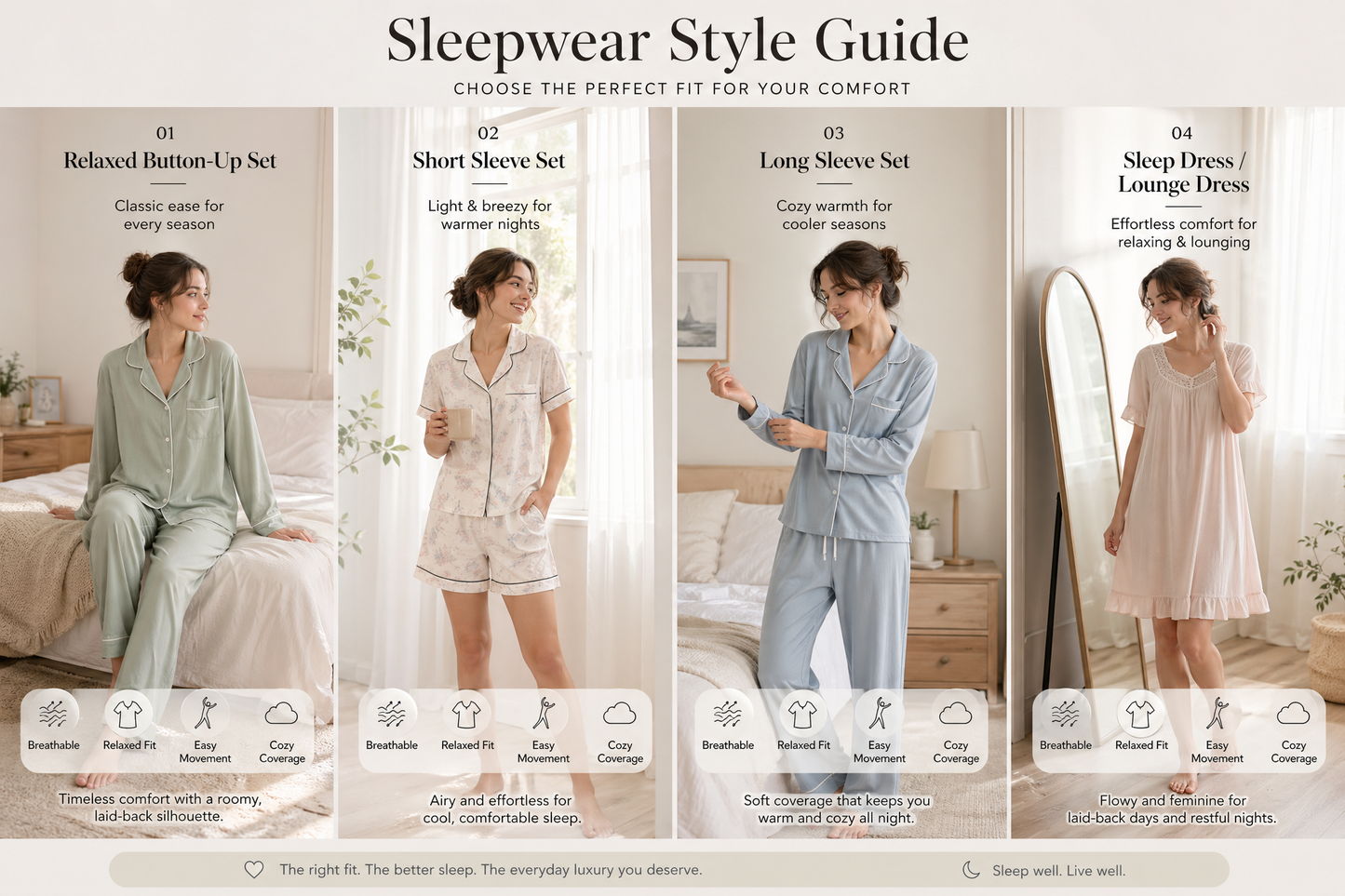 Should Pajamas Be Loose or Fitted? A Sleepwear Fit Guide