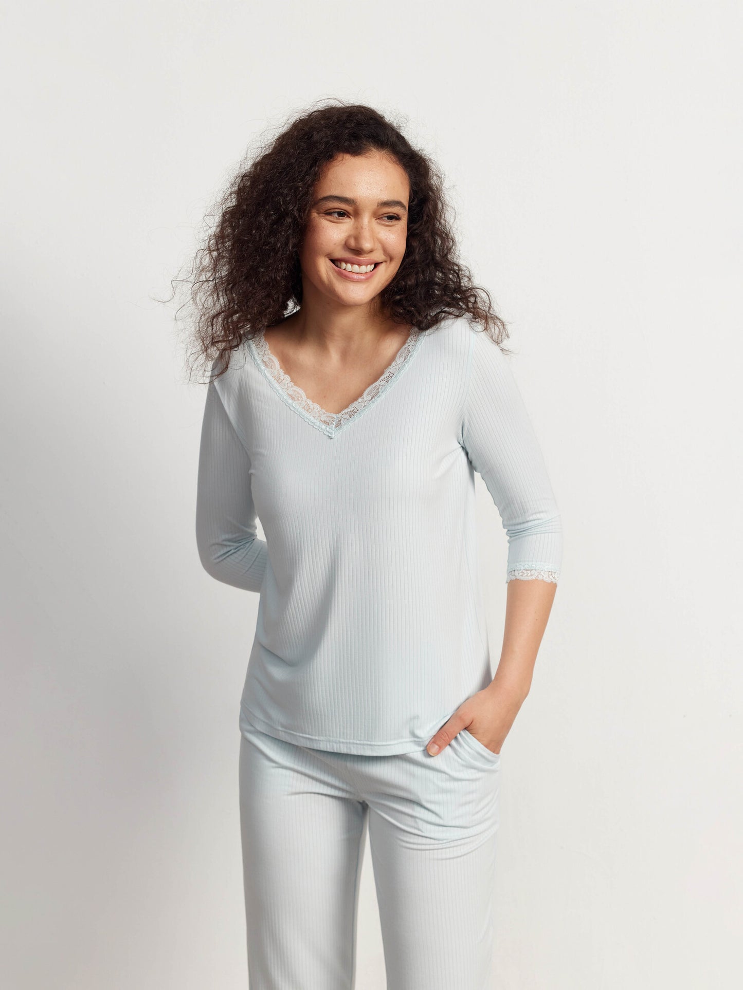 GYS Premium™ Bamboo Ribbed 3/4 Sleeve Set - GYS