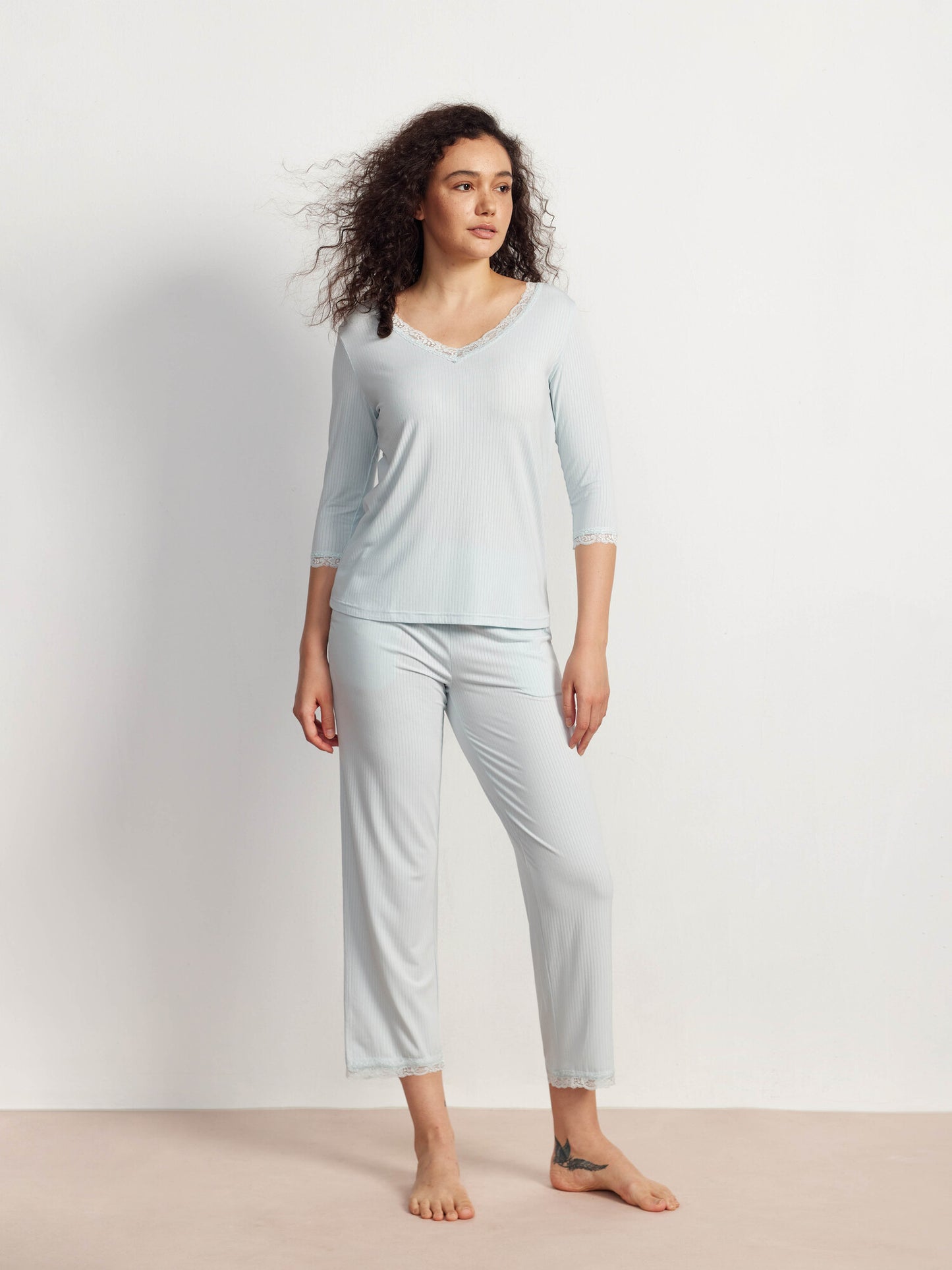 GYS Premium™ Bamboo Ribbed 3/4 Sleeve Set - GYS