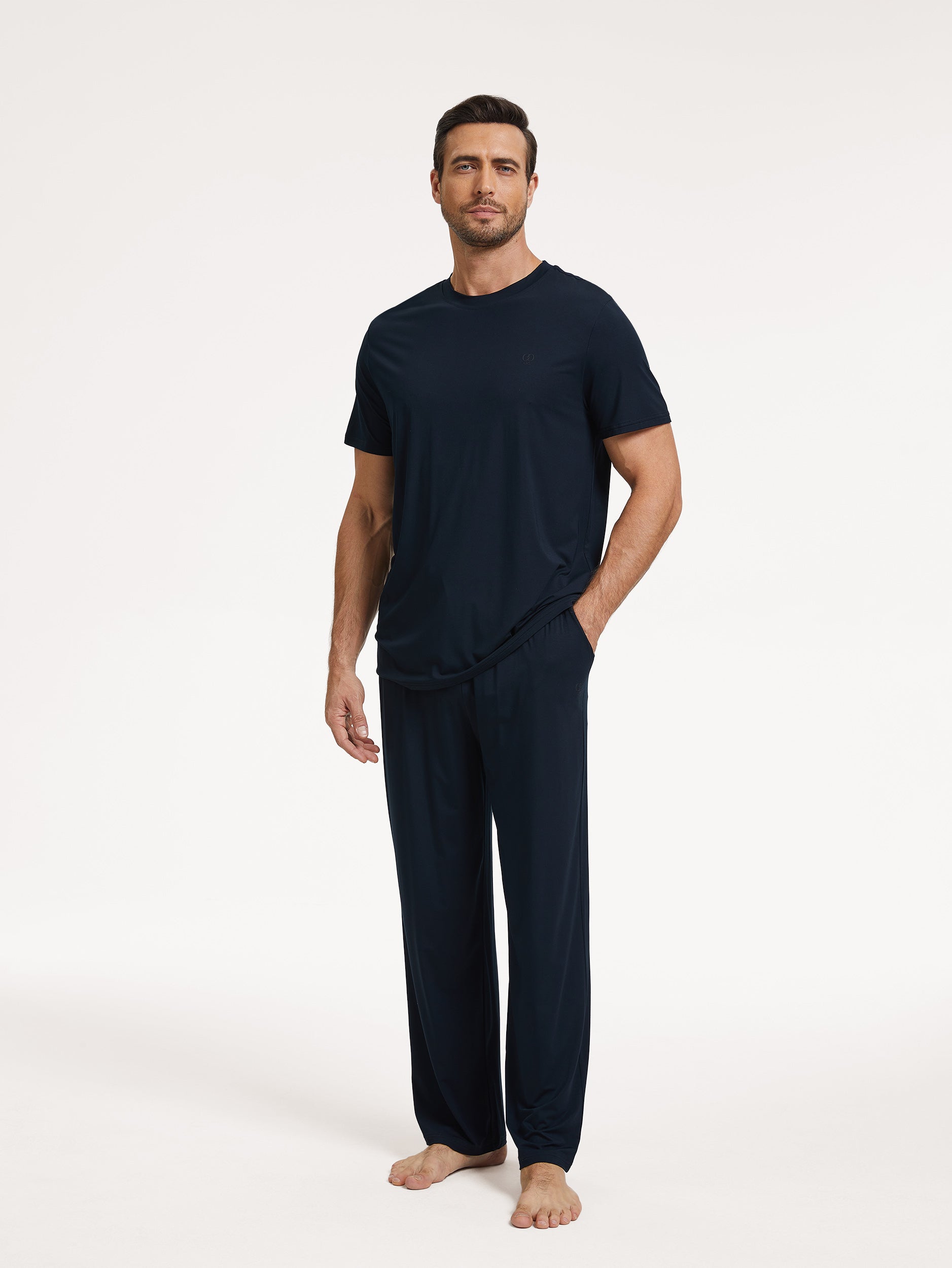 トップス BAMBOO SHOOTS NAKAMEGRO NAVY SIZE XL GYS Premium™ Bamboo Men NightFlow Pajama Sets