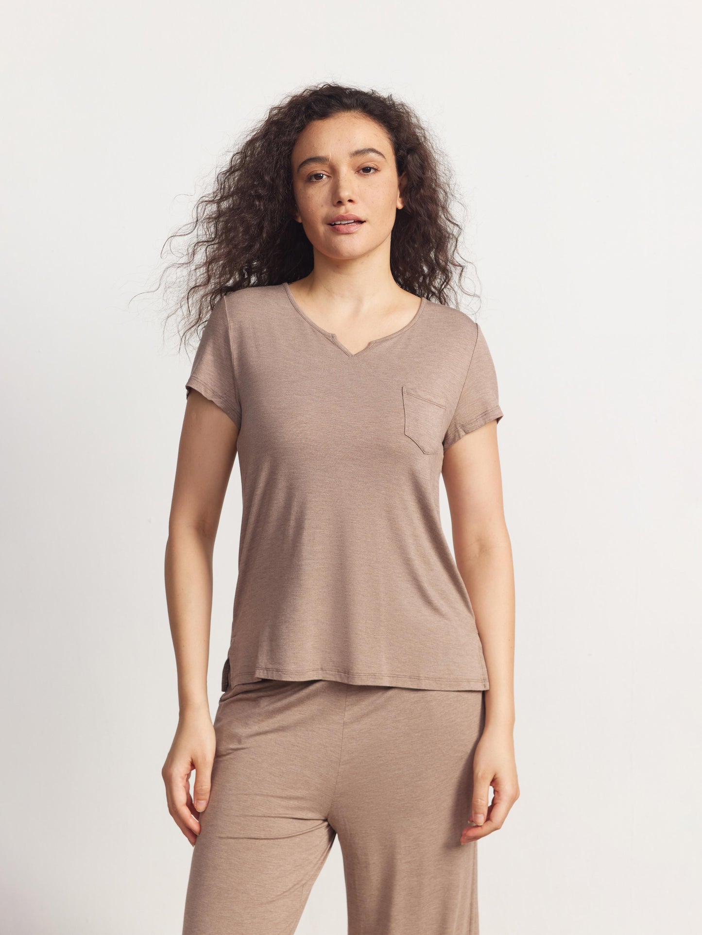 GYS Bamboo Womens Short Sleeve Pajama Sets - GYS