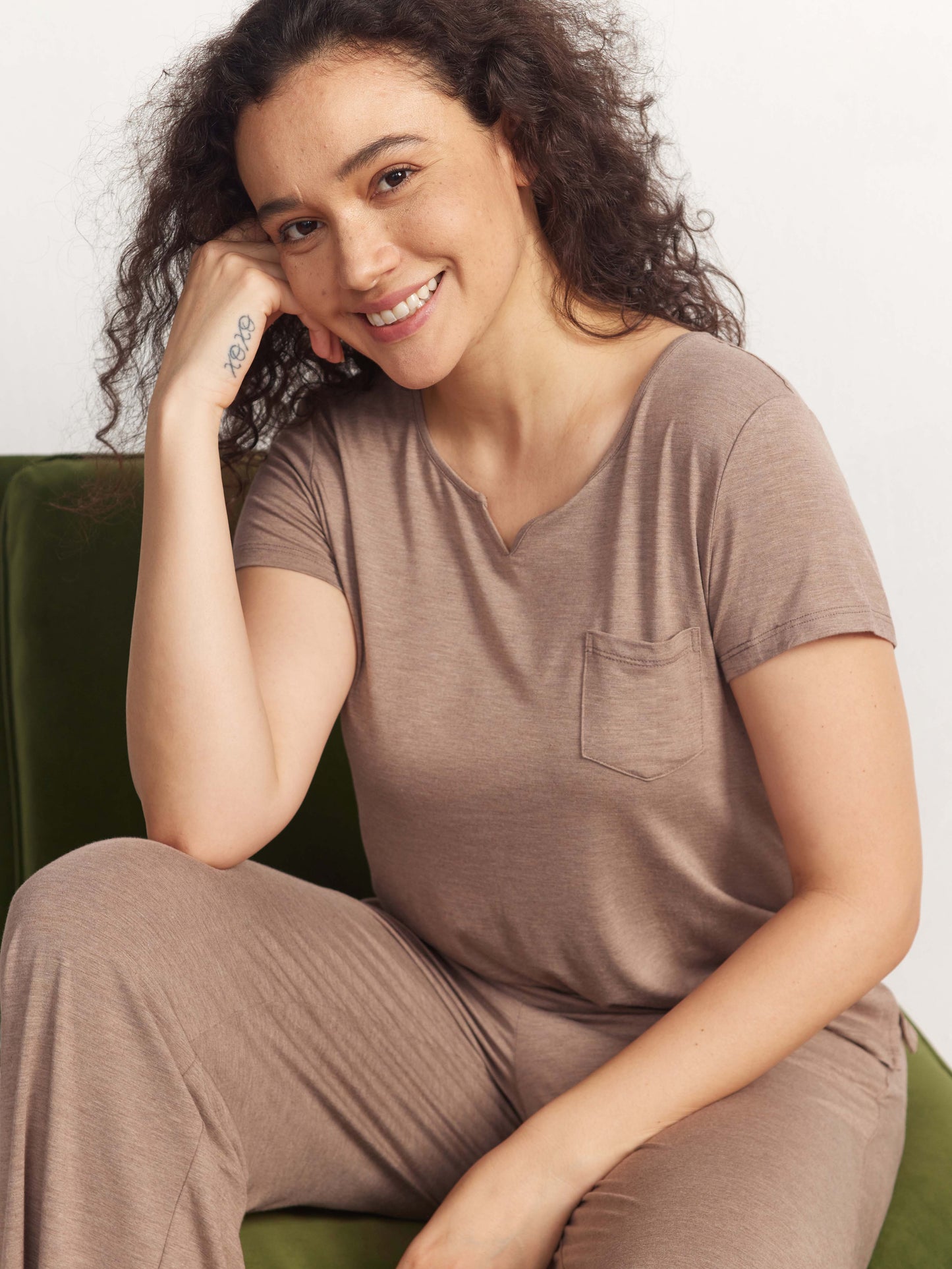 GYS Bamboo Womens Short Sleeve Pajama Sets - GYS