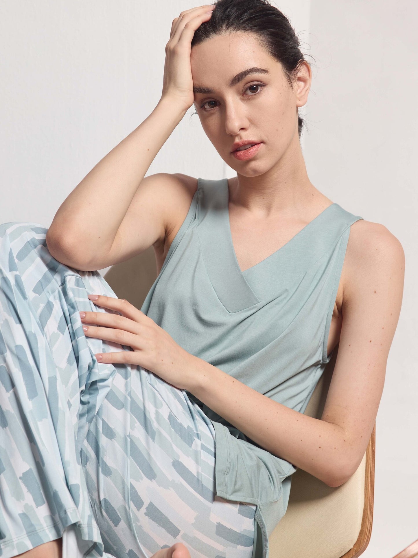 GYS Premium™ Bamboo Soft Drape Flow V-Neck Set - GYS