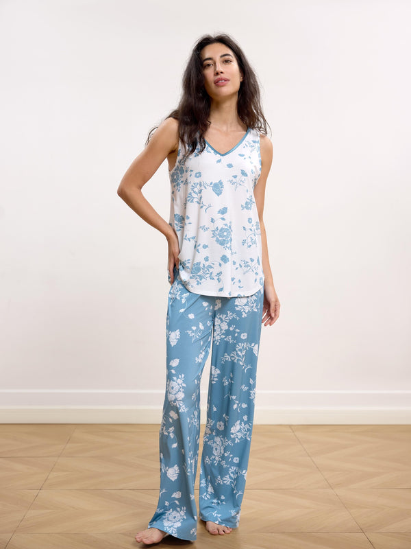GYS Premium™ Bamboo Sleeveless Home Relax Pajama Set - GYS