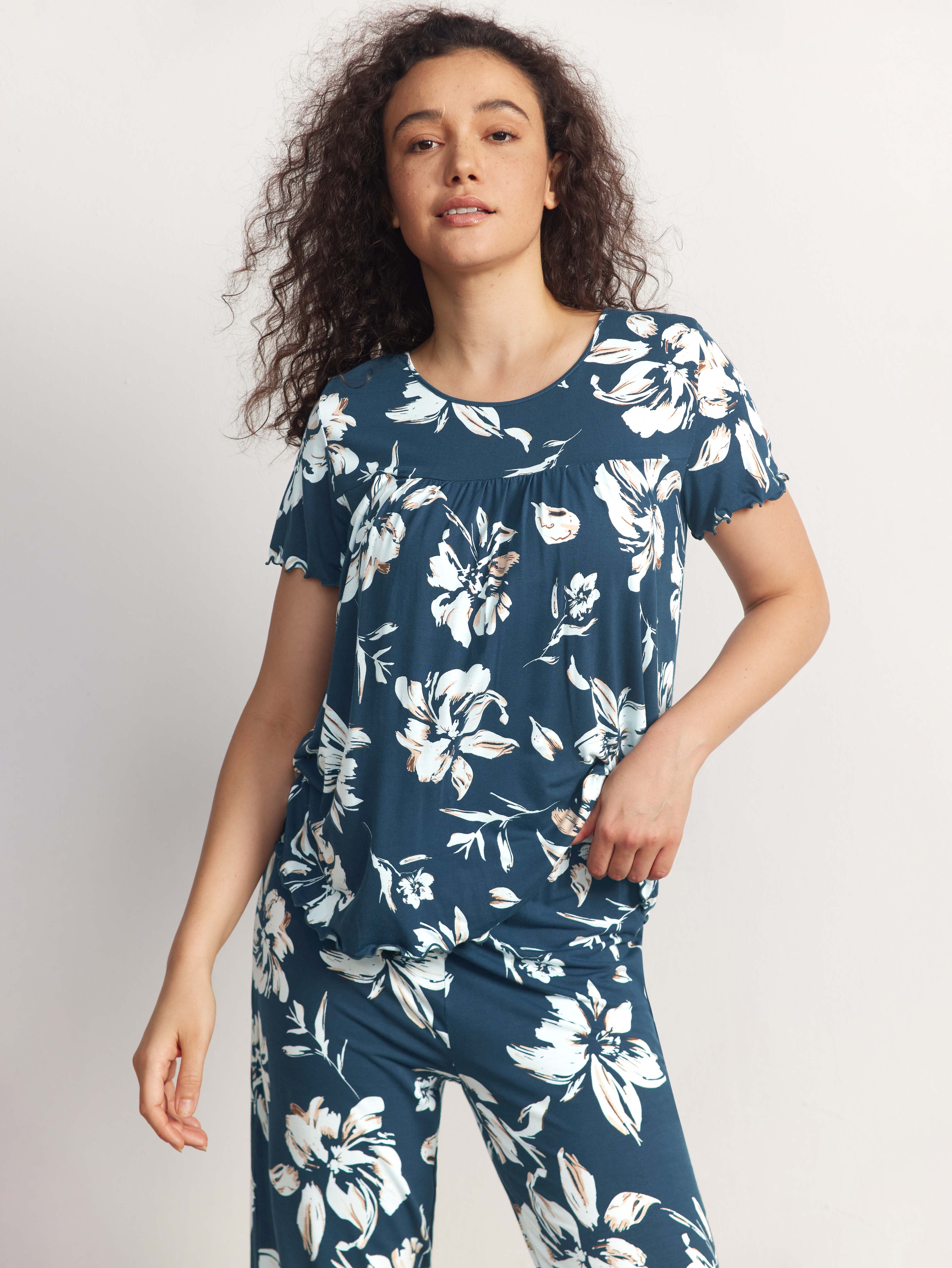 GYS Bamboo Short Sleeves Top With Shorts