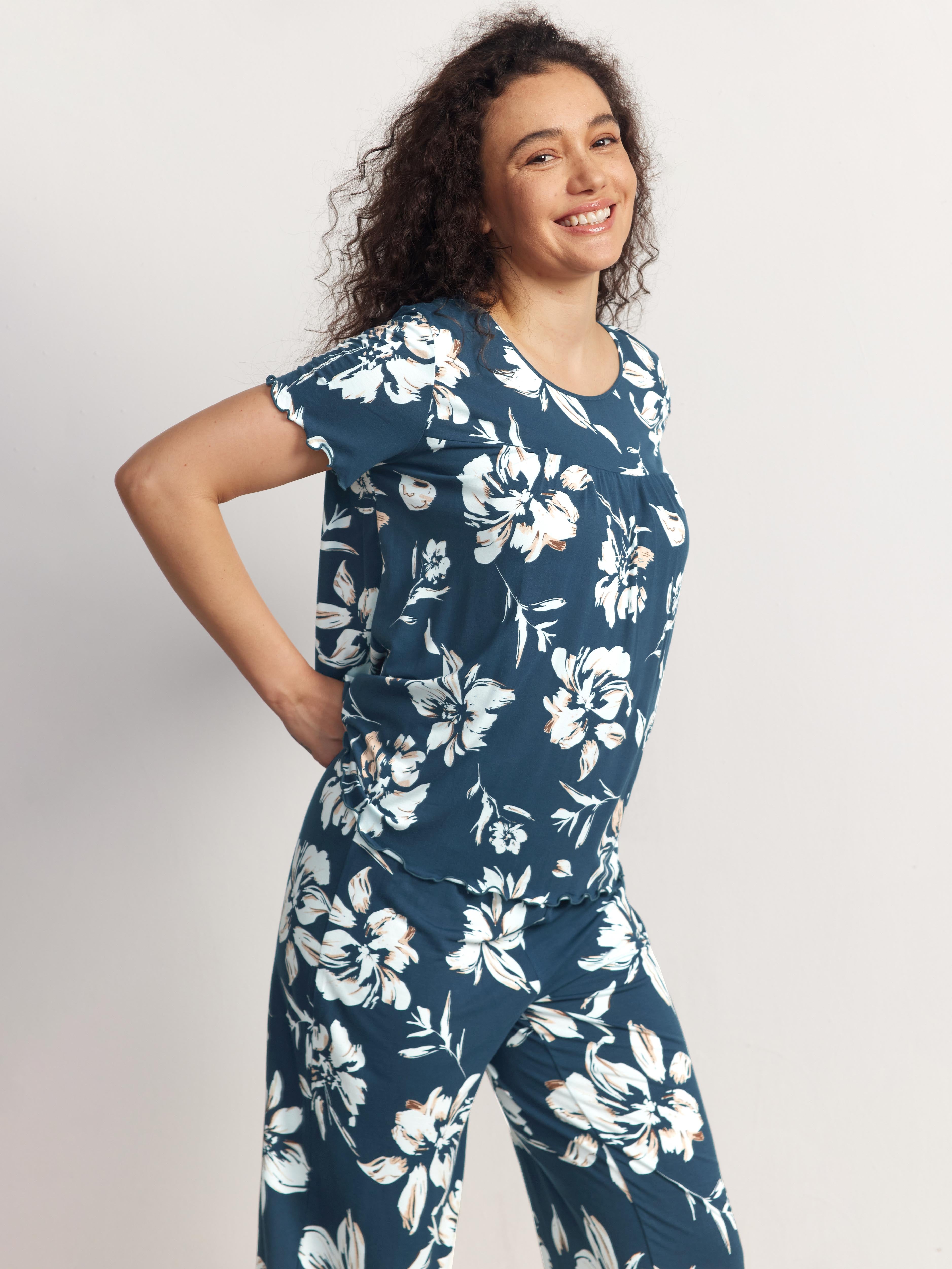 GYS Bamboo Short Sleeves Top With Shorts
