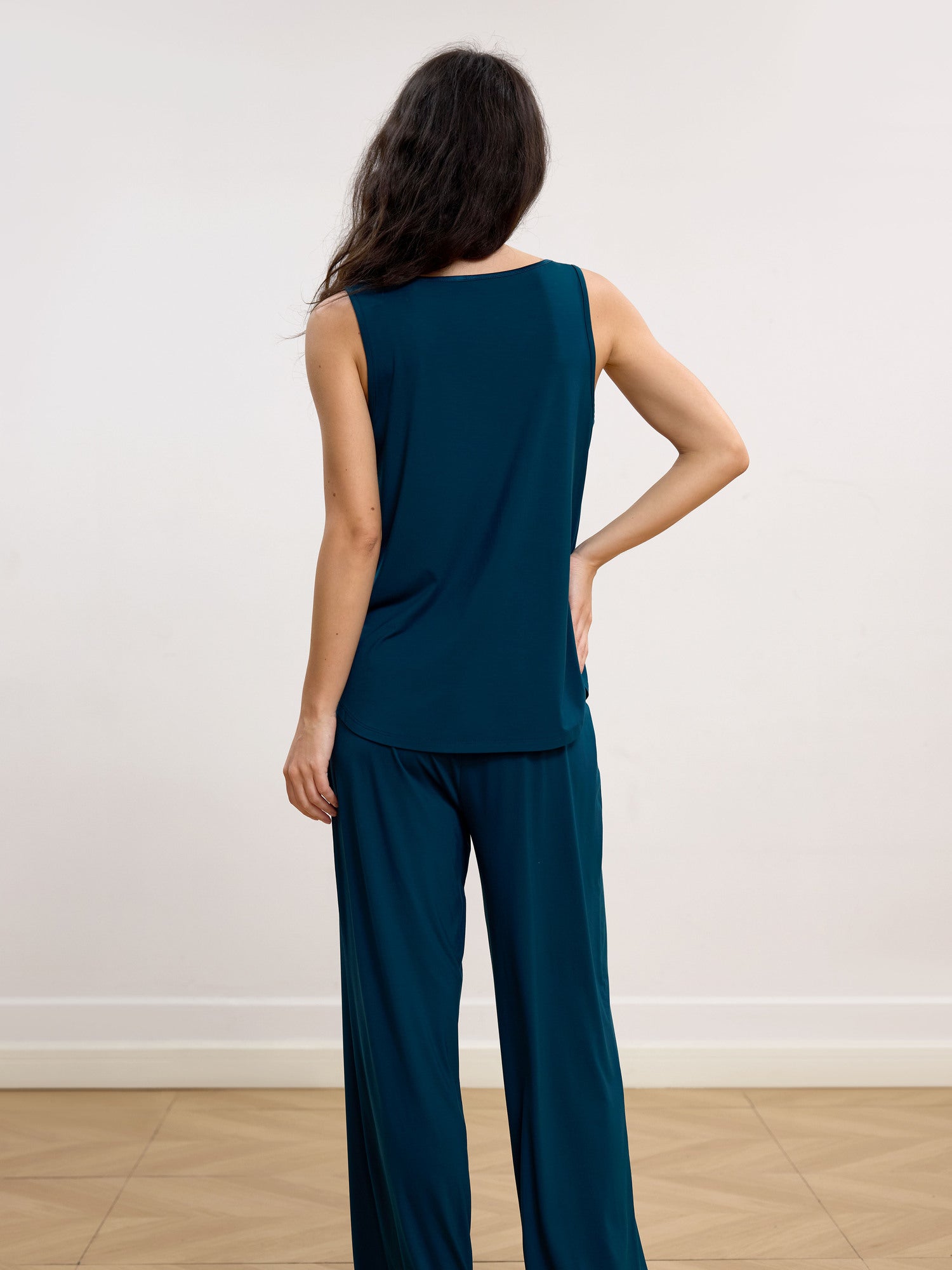 専用⭐︎NAPPING SLEEVELESSBOXYTOP &amp;PANTSセット Joyspun Women's Wide Strap Cotton Tank Top and Pants Pajama Set, 2