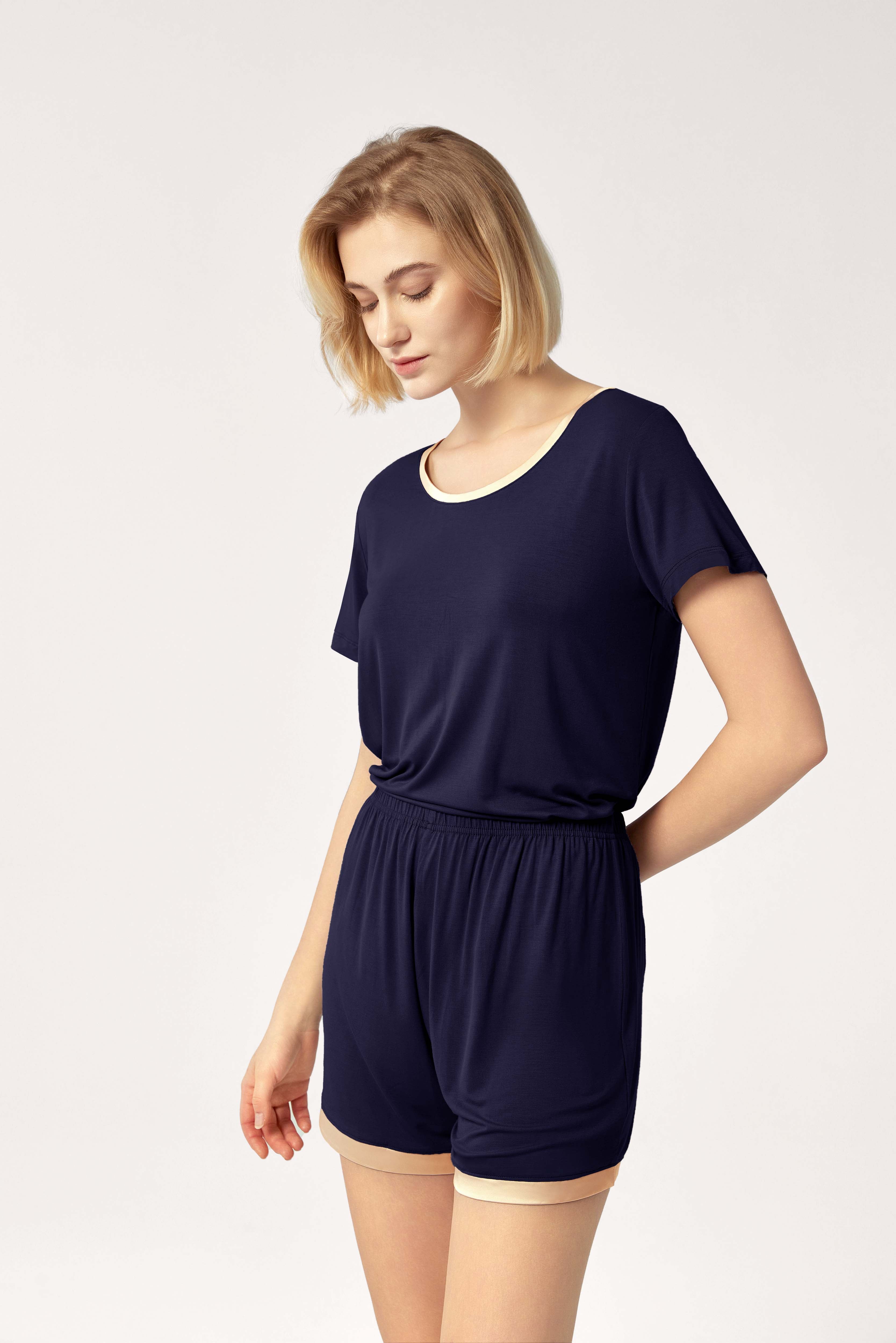 Bamboo jersey printed t-shirt