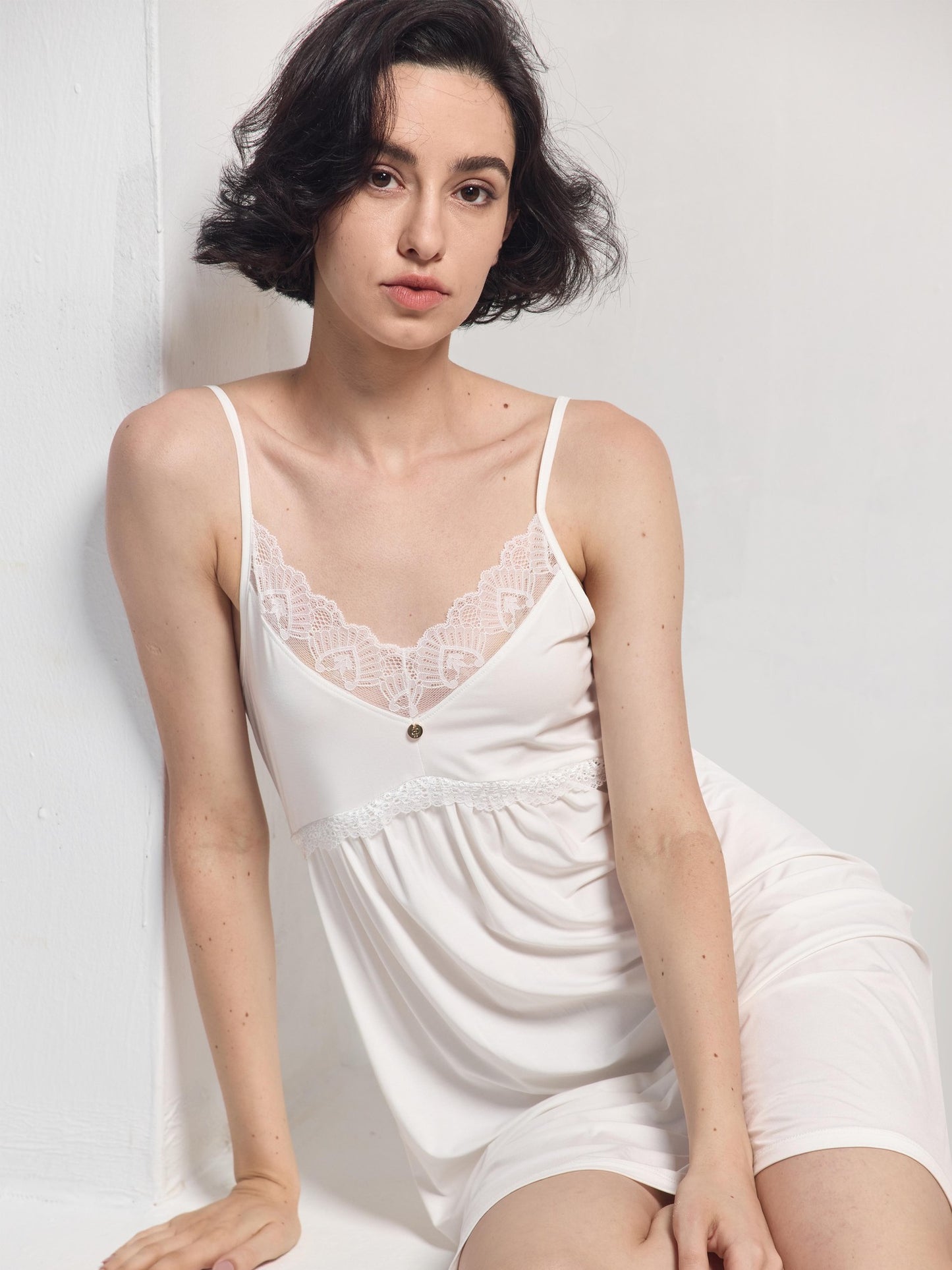 GYS Premium™ Bamboo Elegant & Charming Lace Bedtime Slip Dress - GYS
