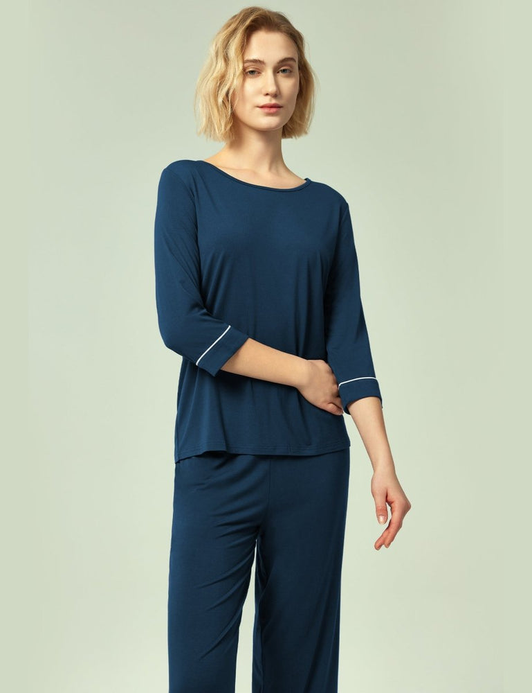 
                  
                    GYS Bamboo 3/4 Sleeve Top and Capri Pants Sets - GYS
                  
                